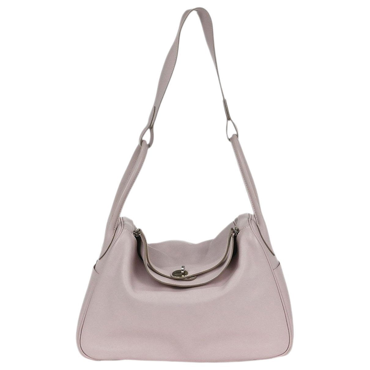 Hermes Lindy Handbag Pink Swift Leather