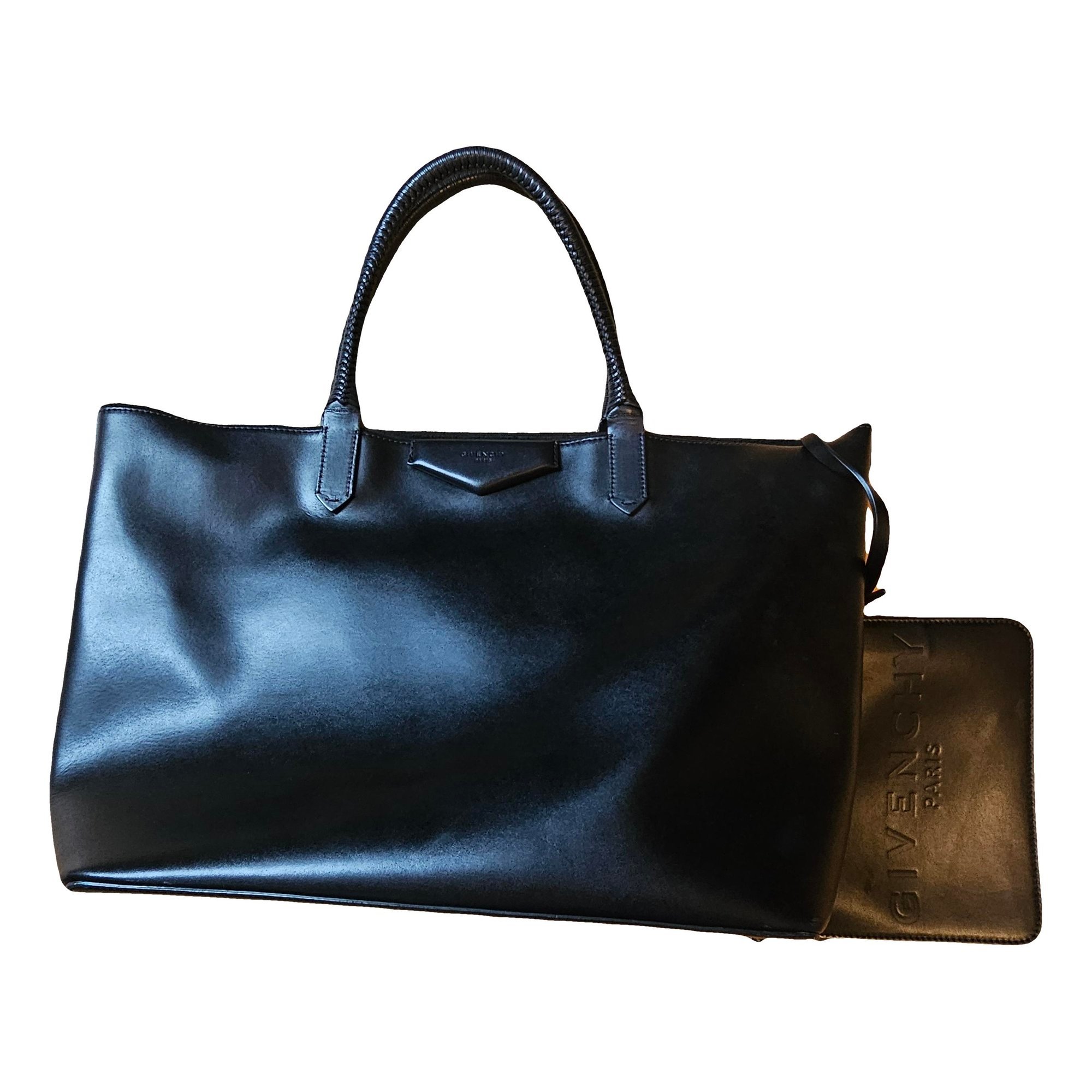 Leather tote