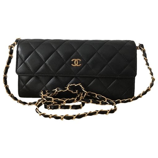 Wallet On Chain Timeless/Classique leather crossbody bag