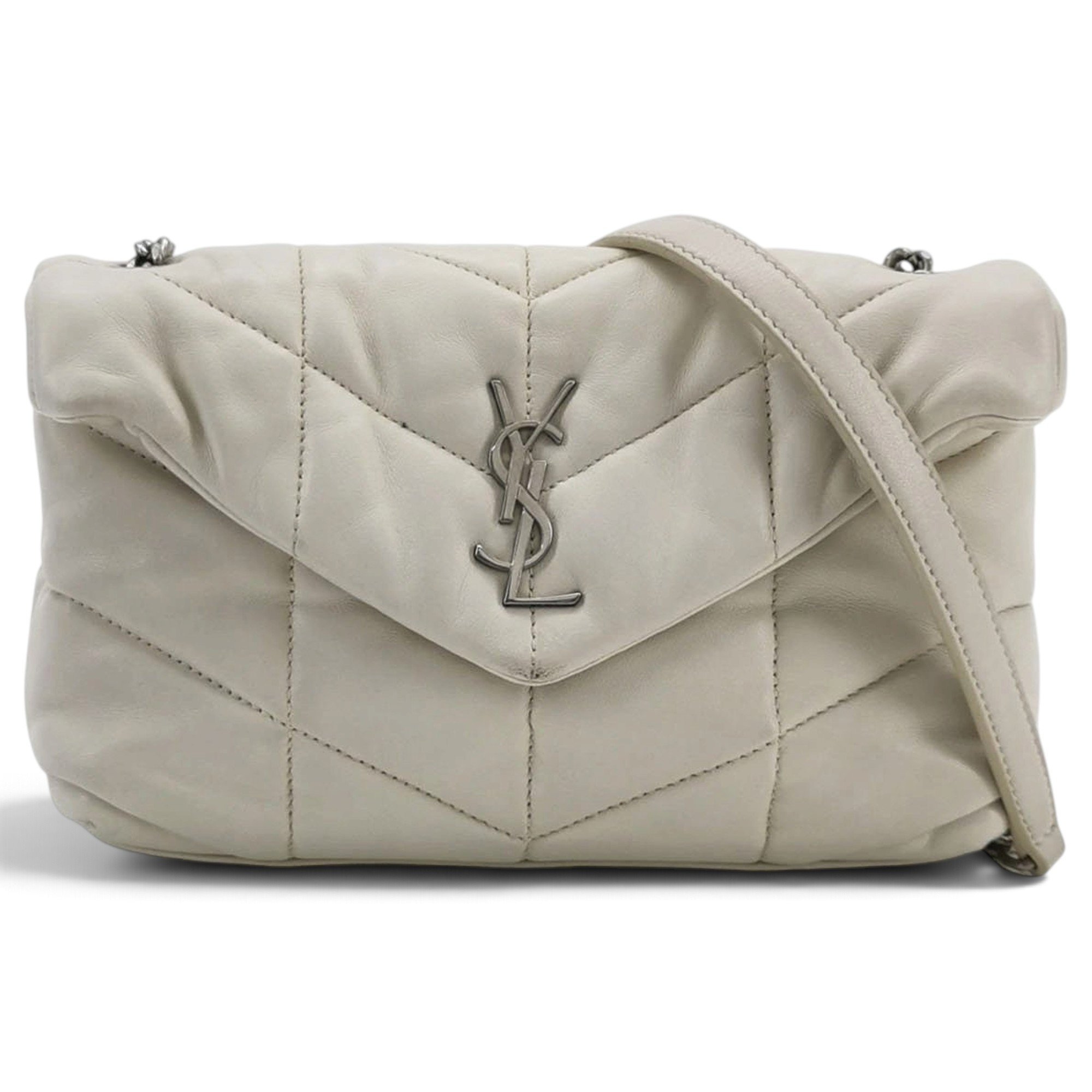 Saint Laurent Loulou Puffer leather handbag