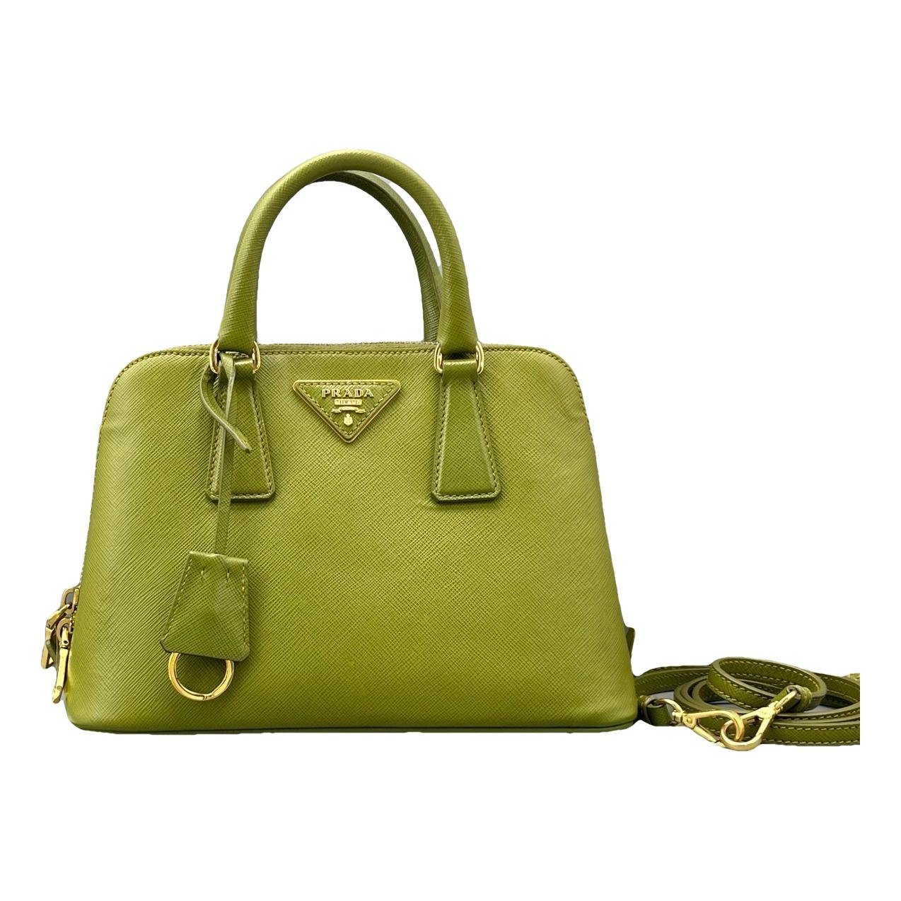 Promenade leather handbag