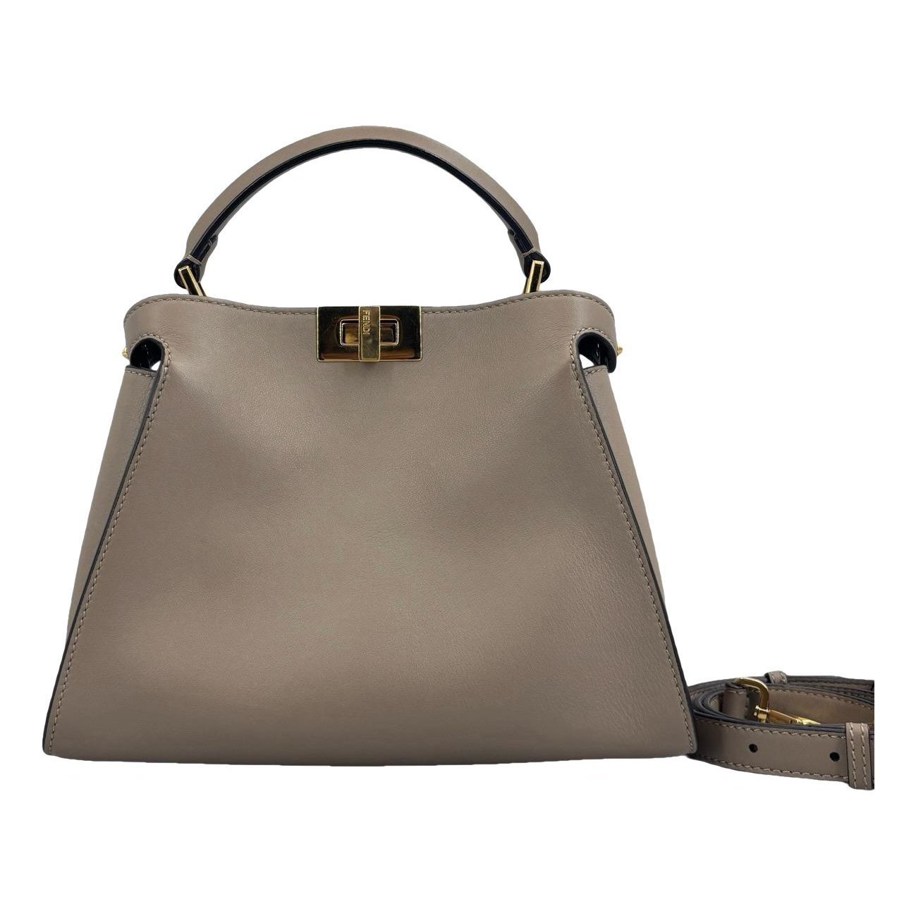Peekaboo leather handbag