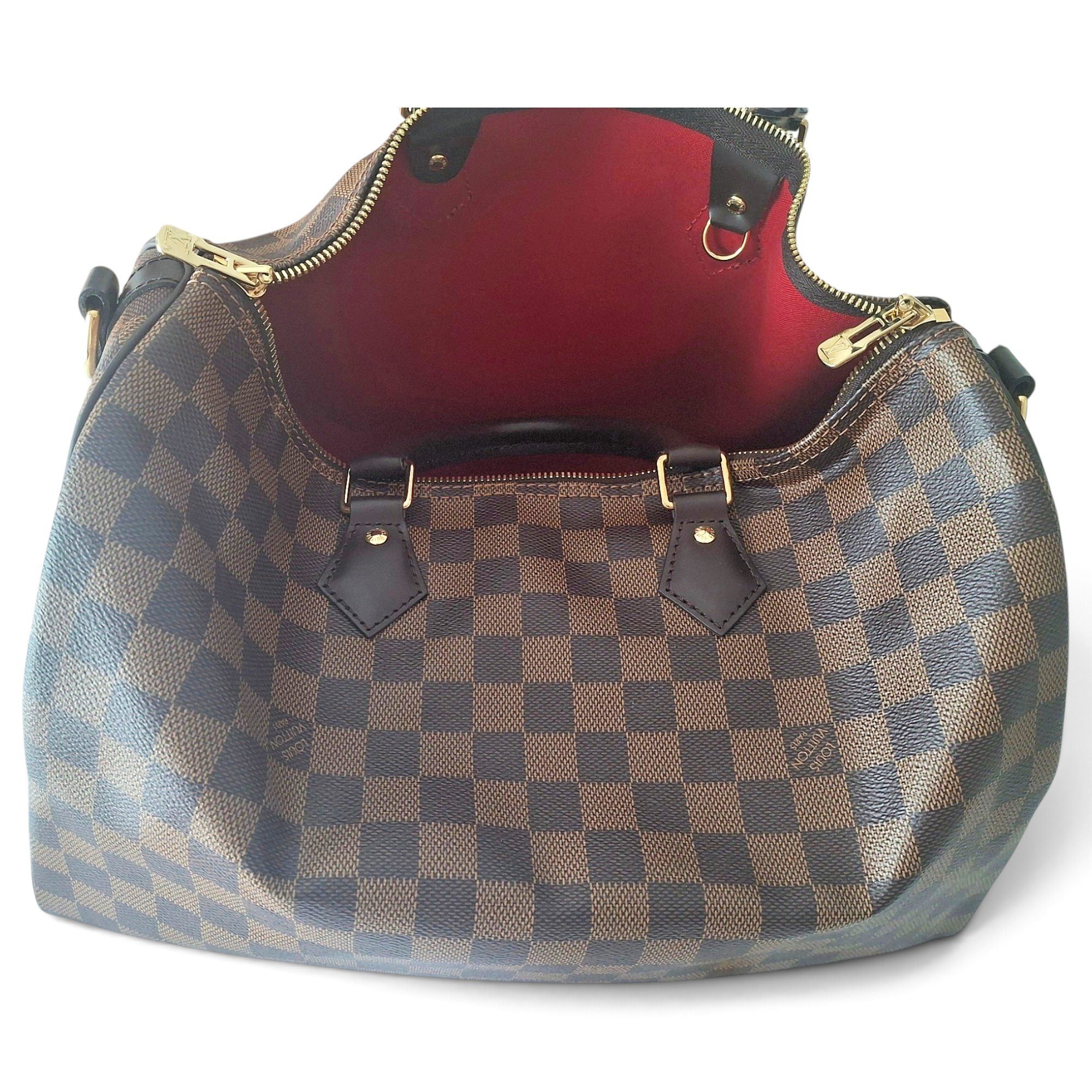 Speedy leather handbag