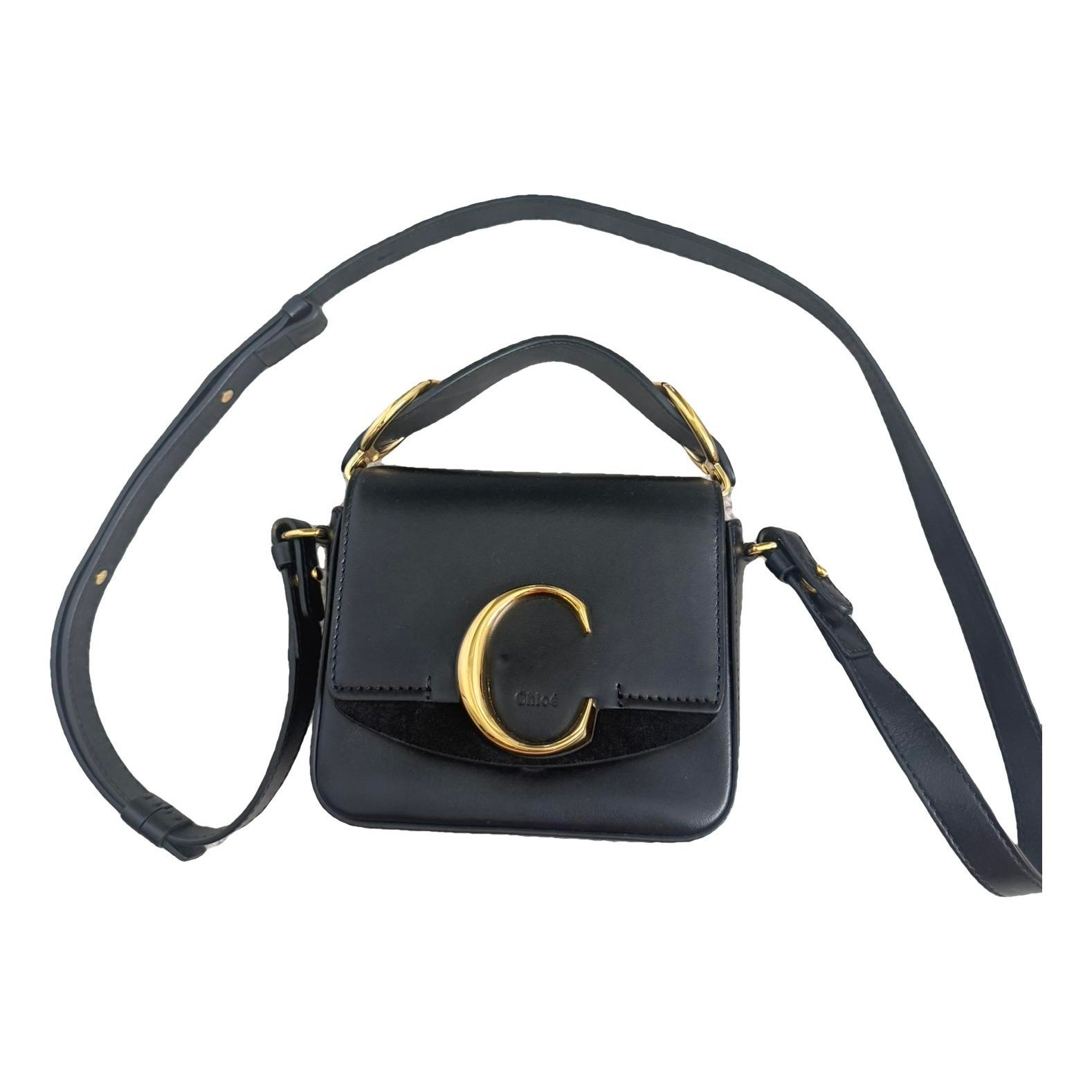 C leather handbag