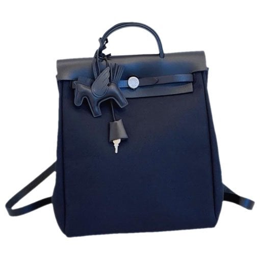 Leather backpack