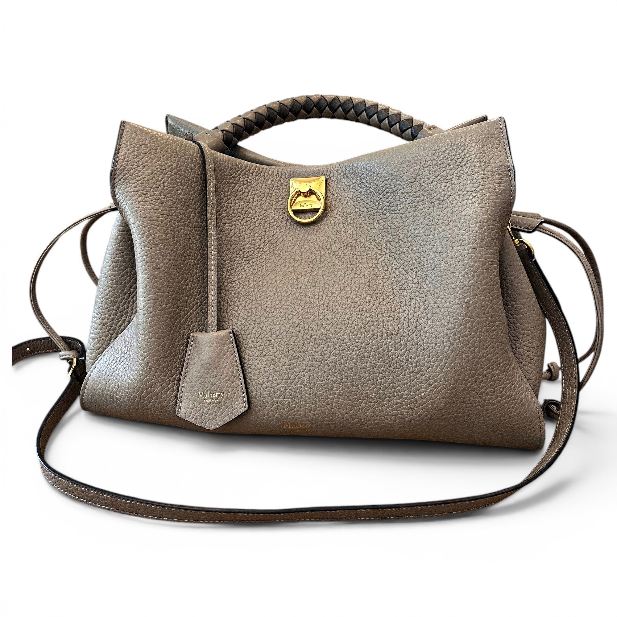 Iris leather handbag