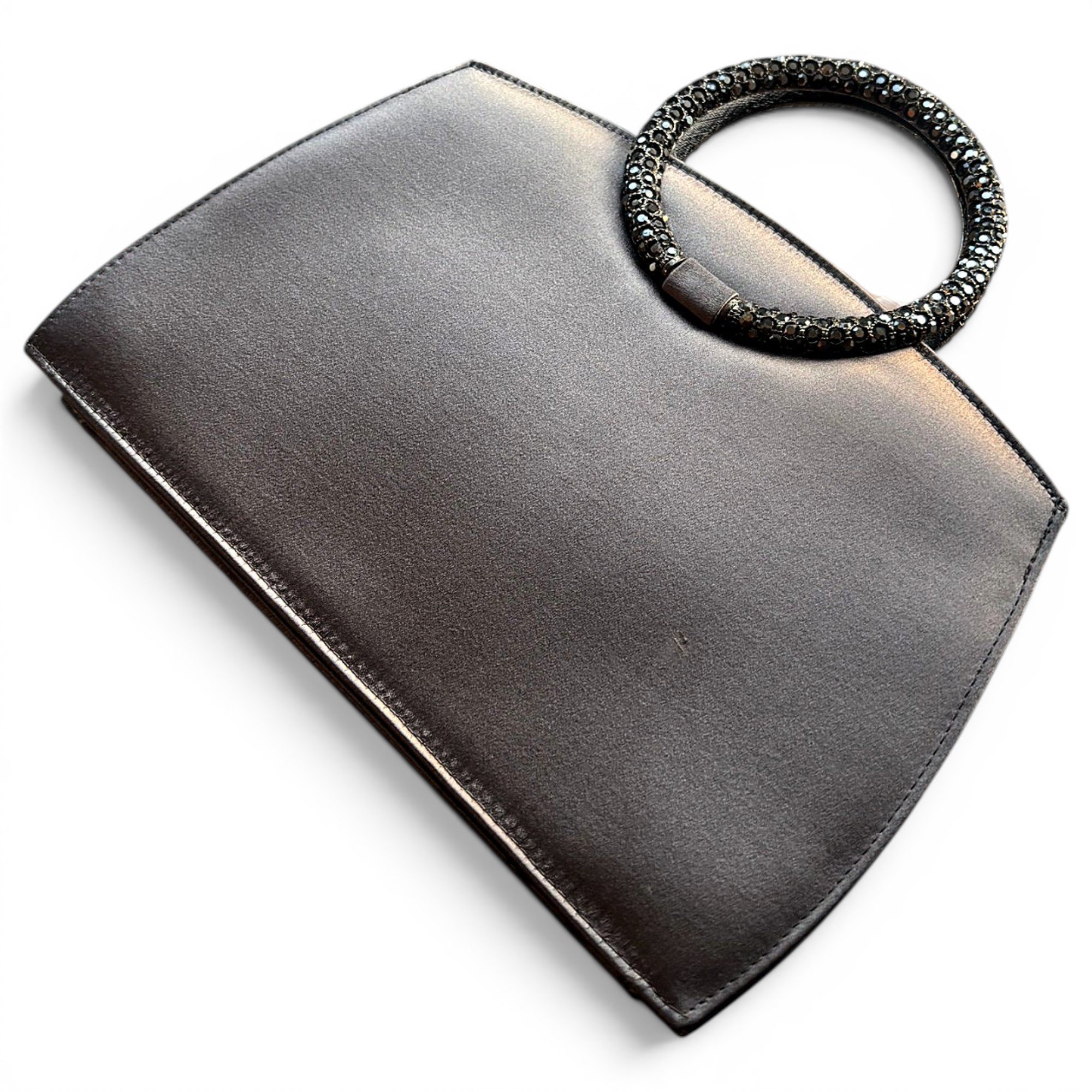 Silk clutch bag