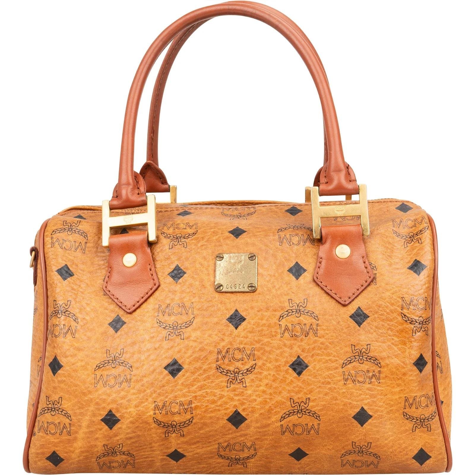 Boston leather handbag