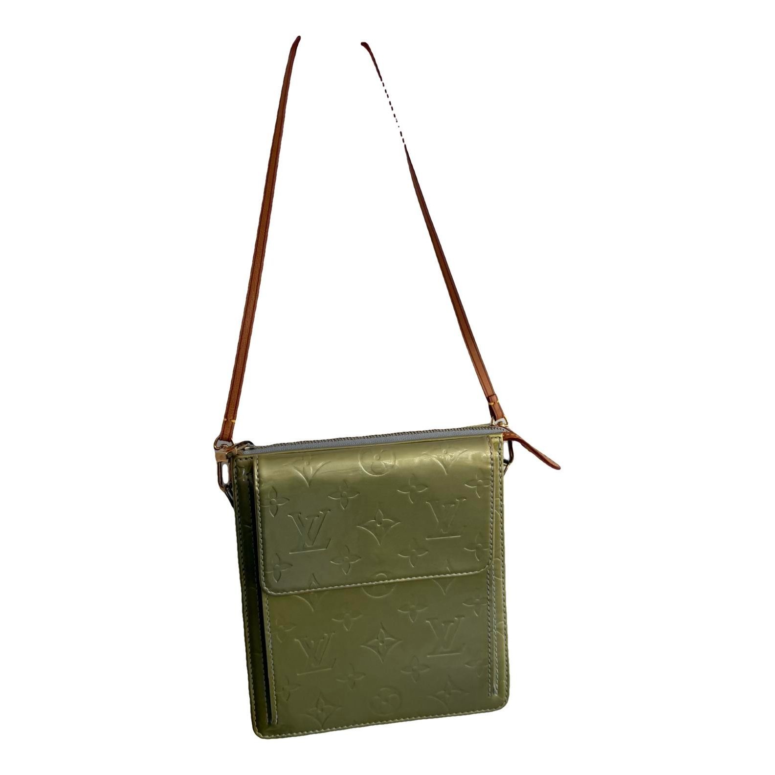 Patent leather handbag