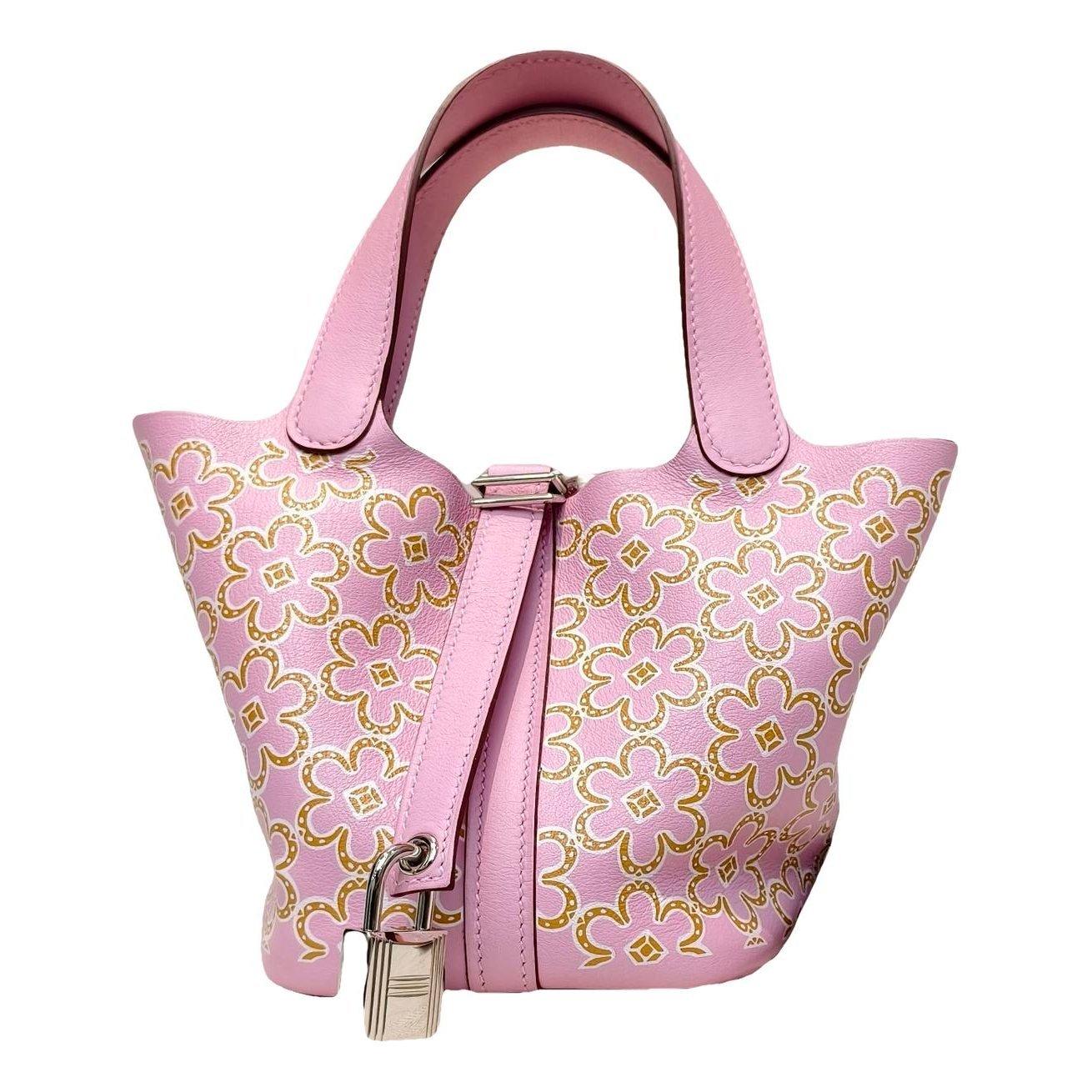 Picotin leather handbag