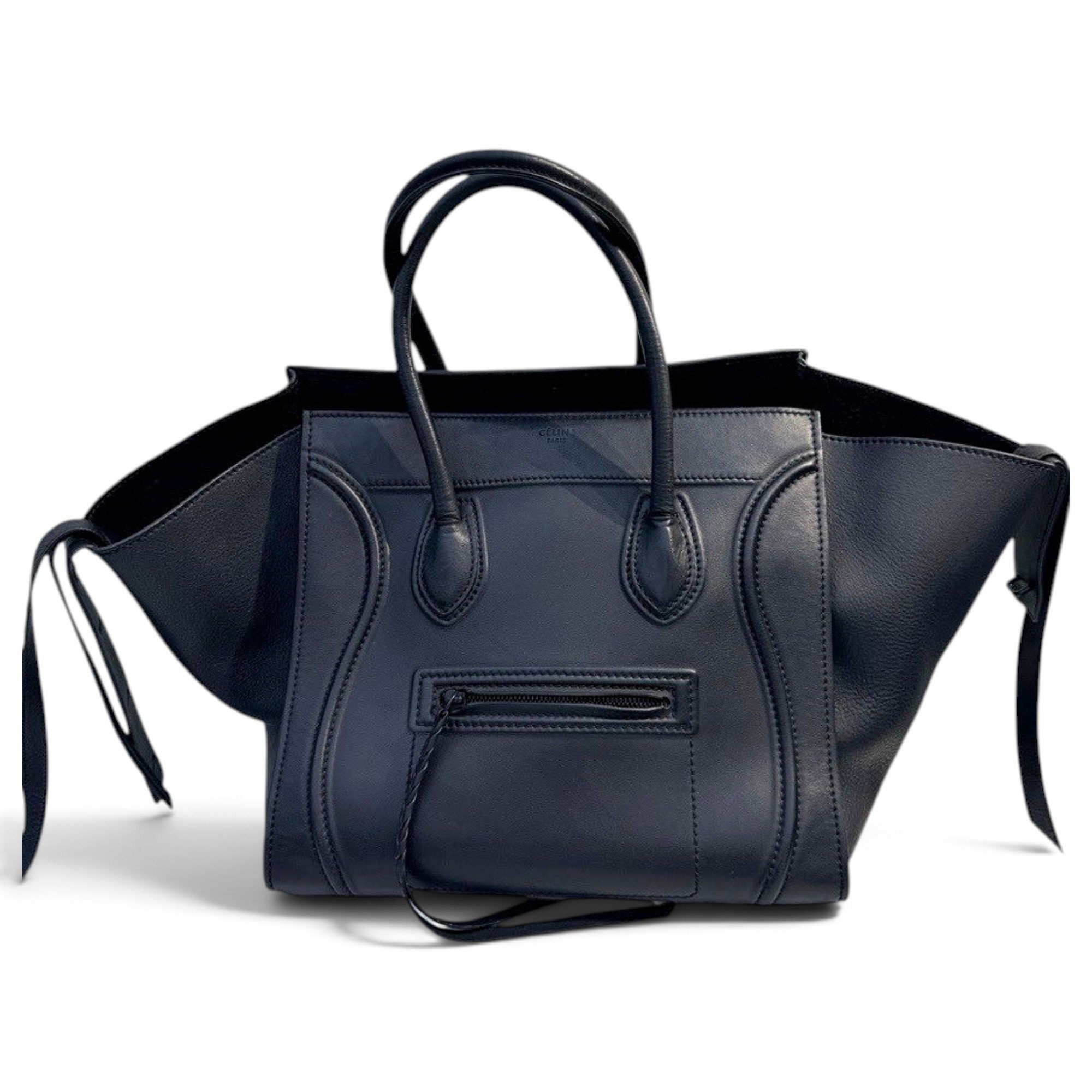 Celine Luggage Phantom leather handbag