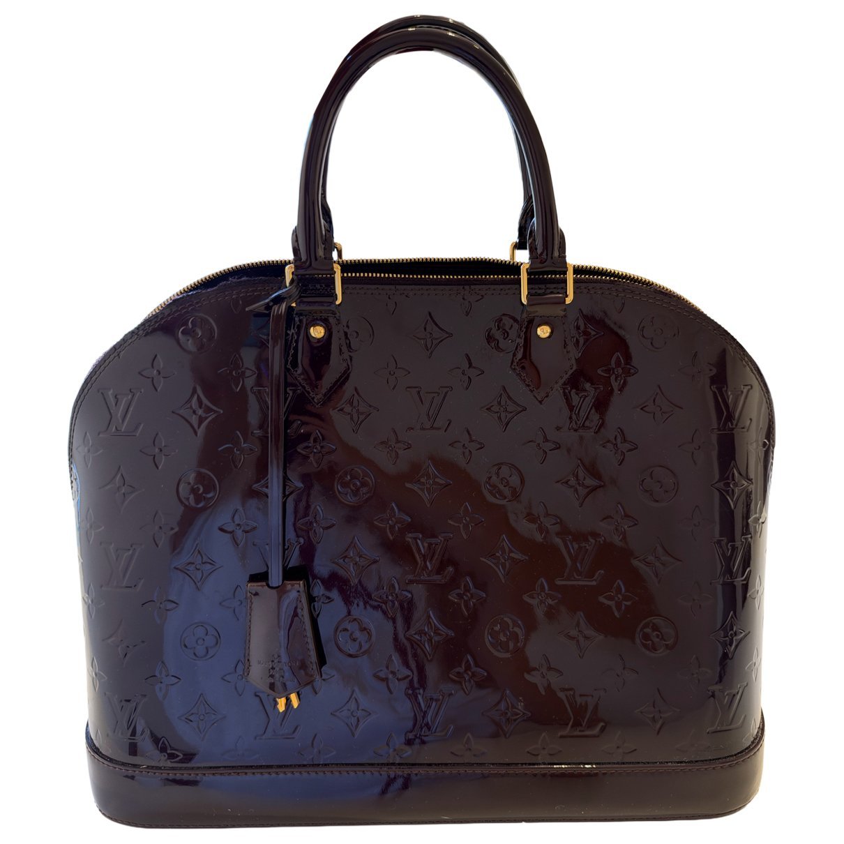 Alma patent leather handbag