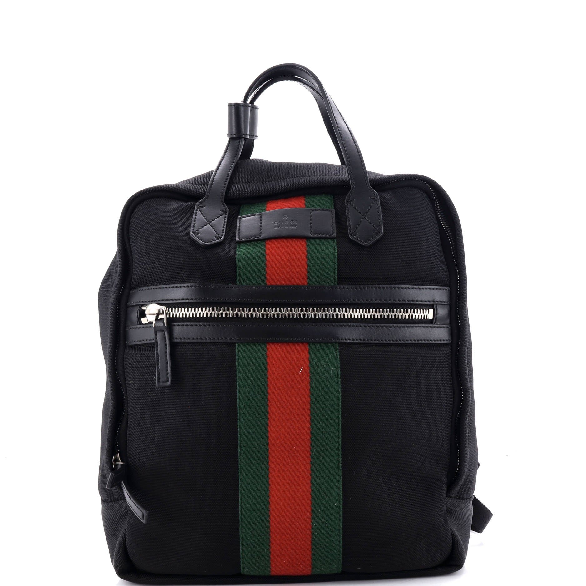 Top Handle Web Backpack Techno Canvas Medium