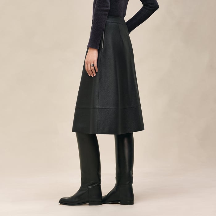 Noir Flared Skirt