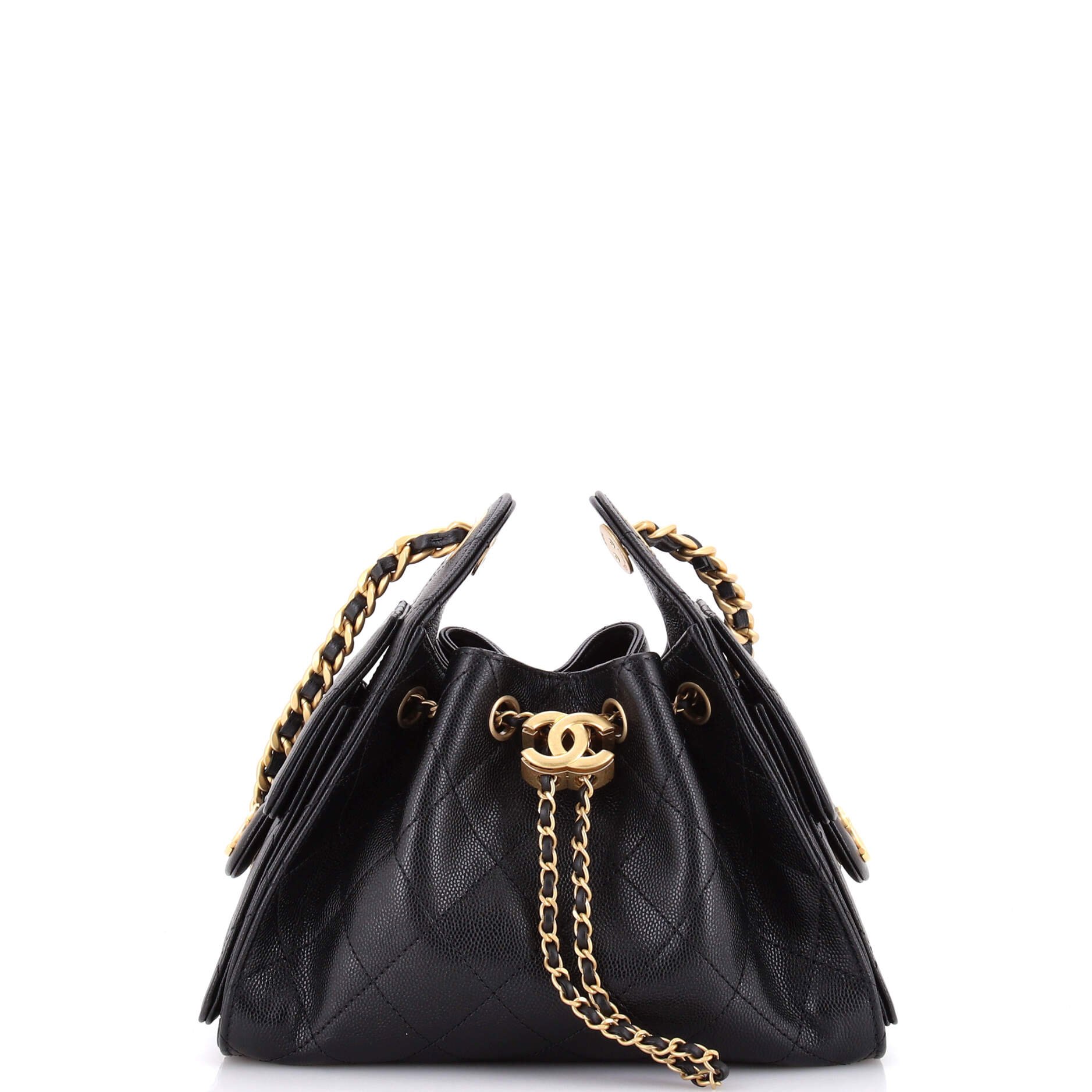 25 Hobo Bag Quilted Caviar Mini
