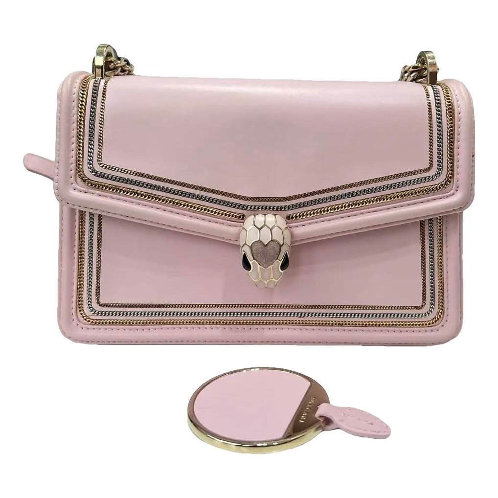 Serpenti leather handbag