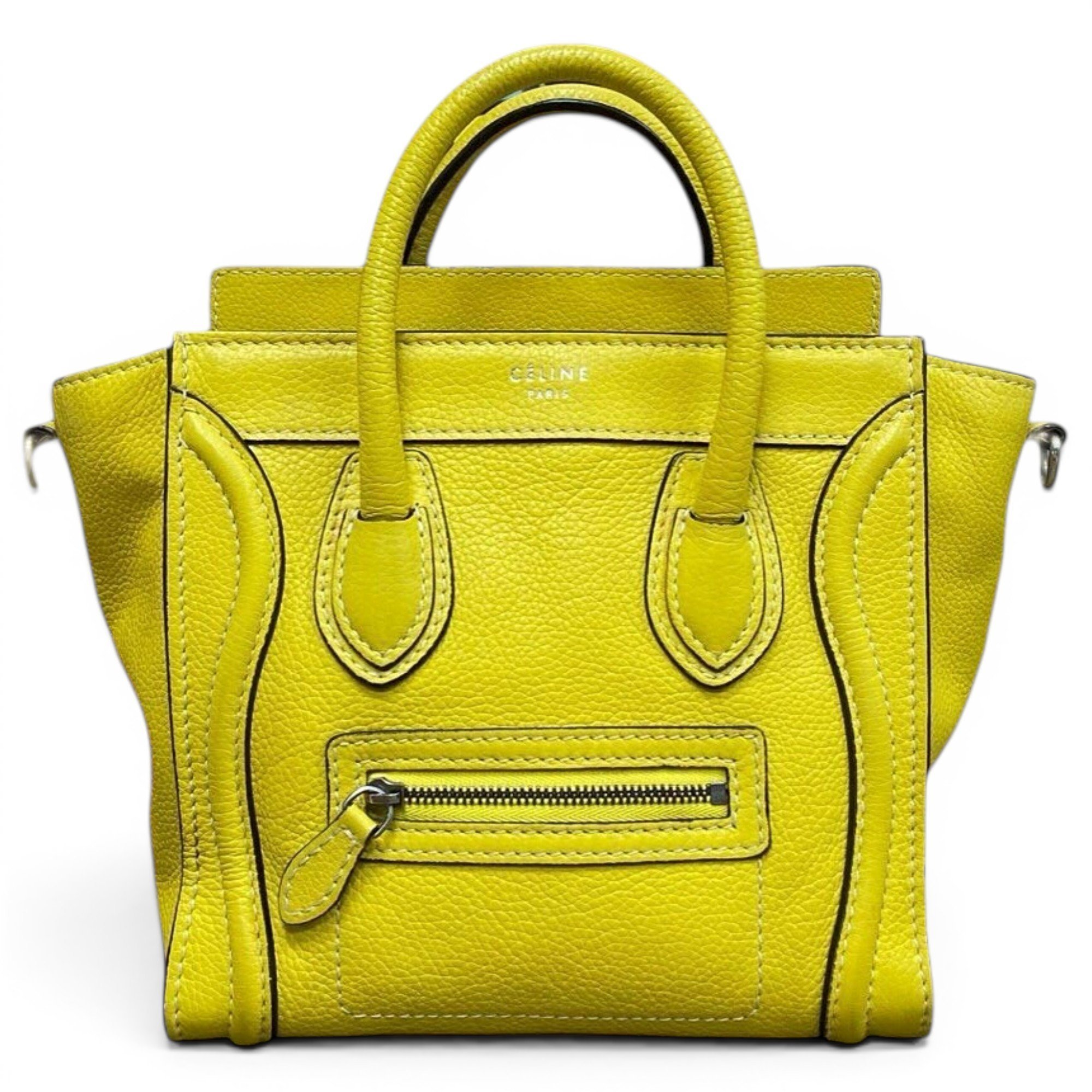 Nano Luggage leather handbag