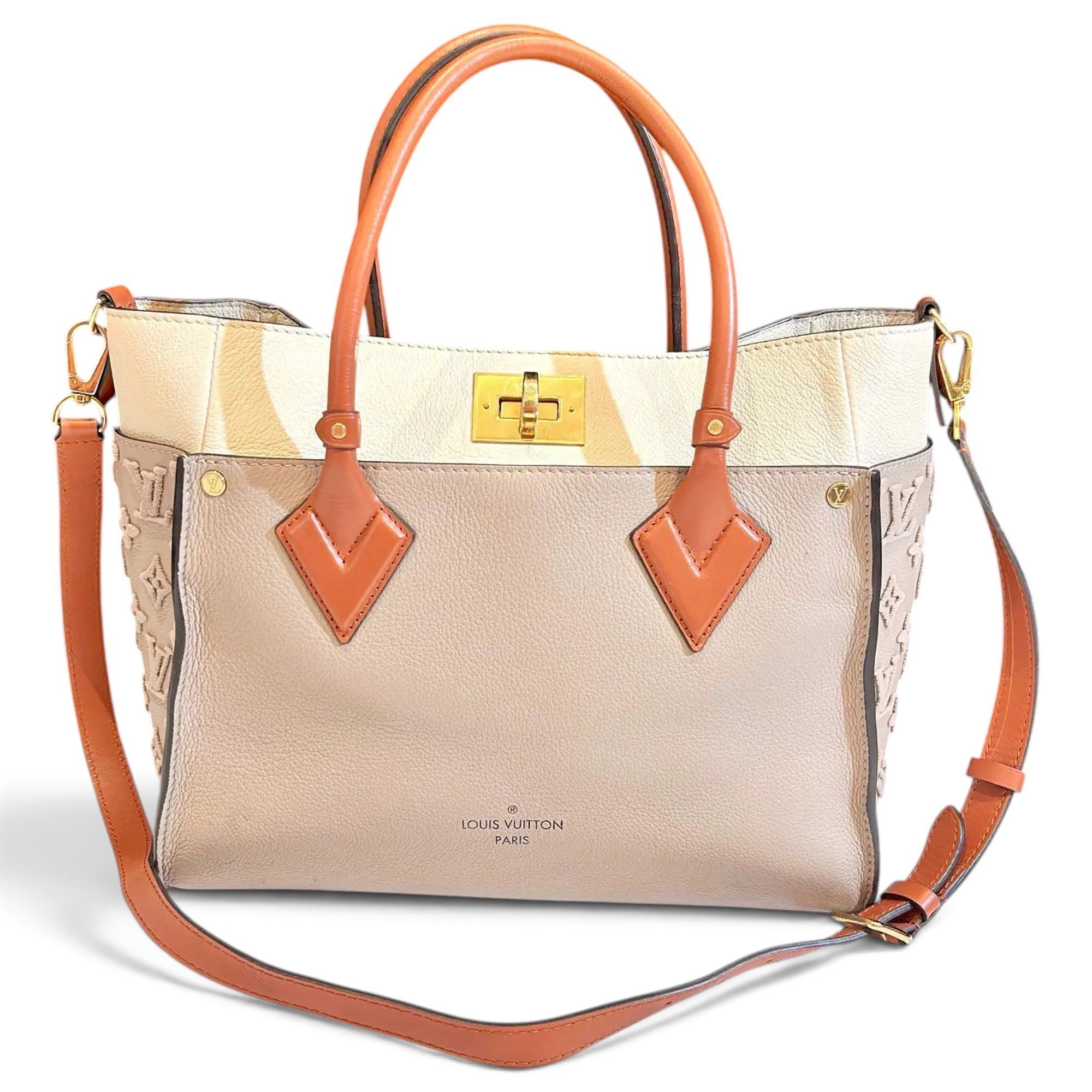 On My Side leather handbag