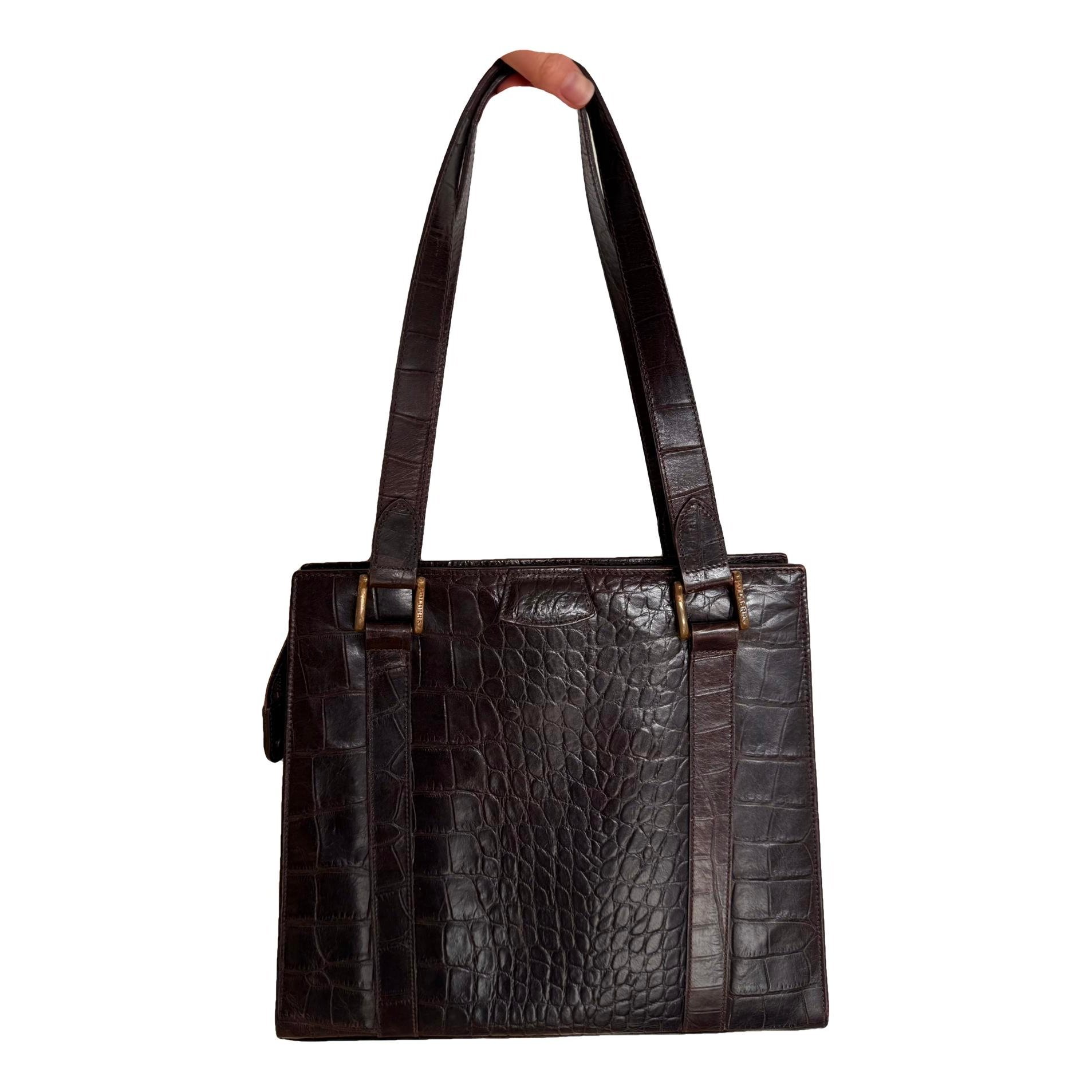 Leather handbag