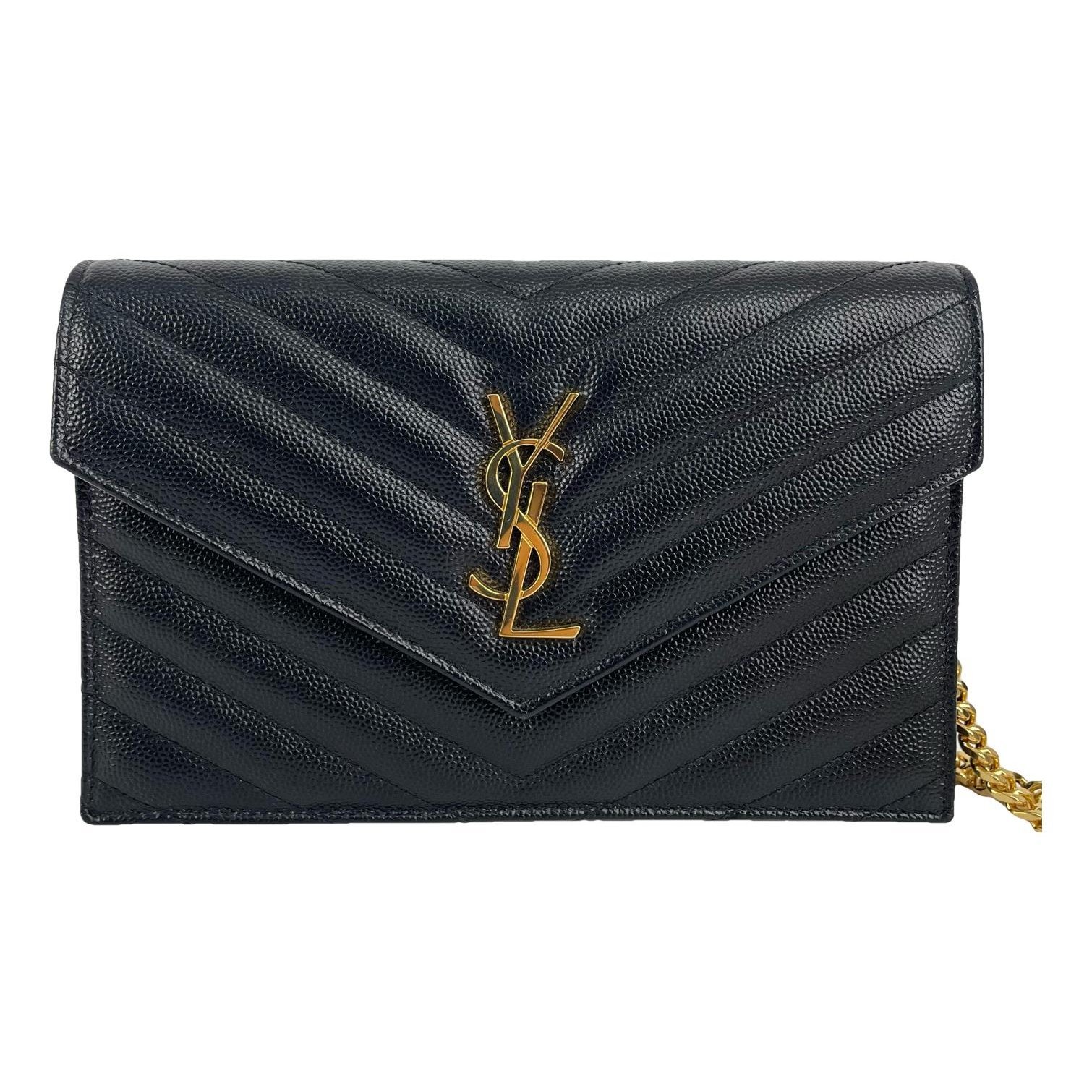 Portefeuille enveloppe leather handbag