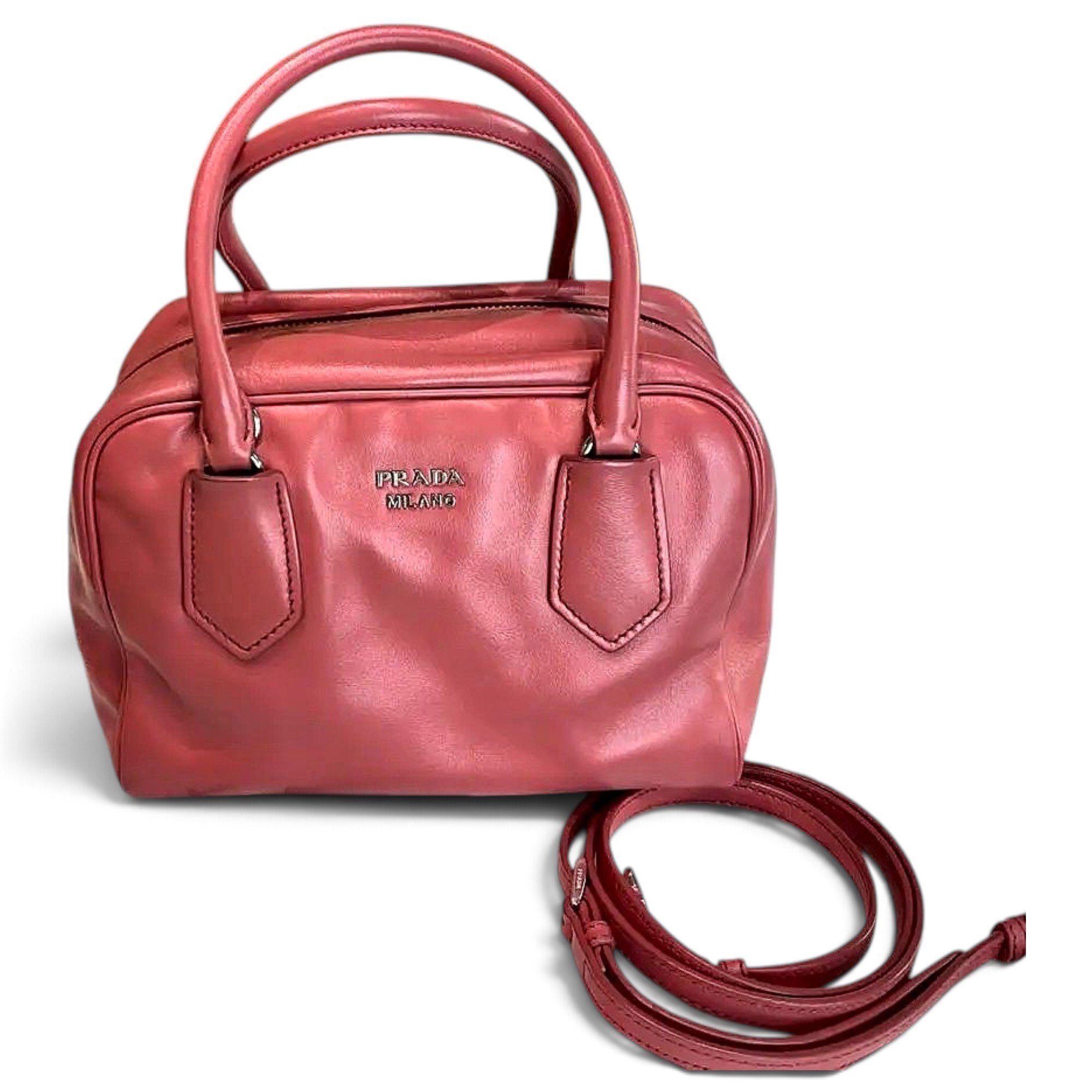 Leather crossbody bag