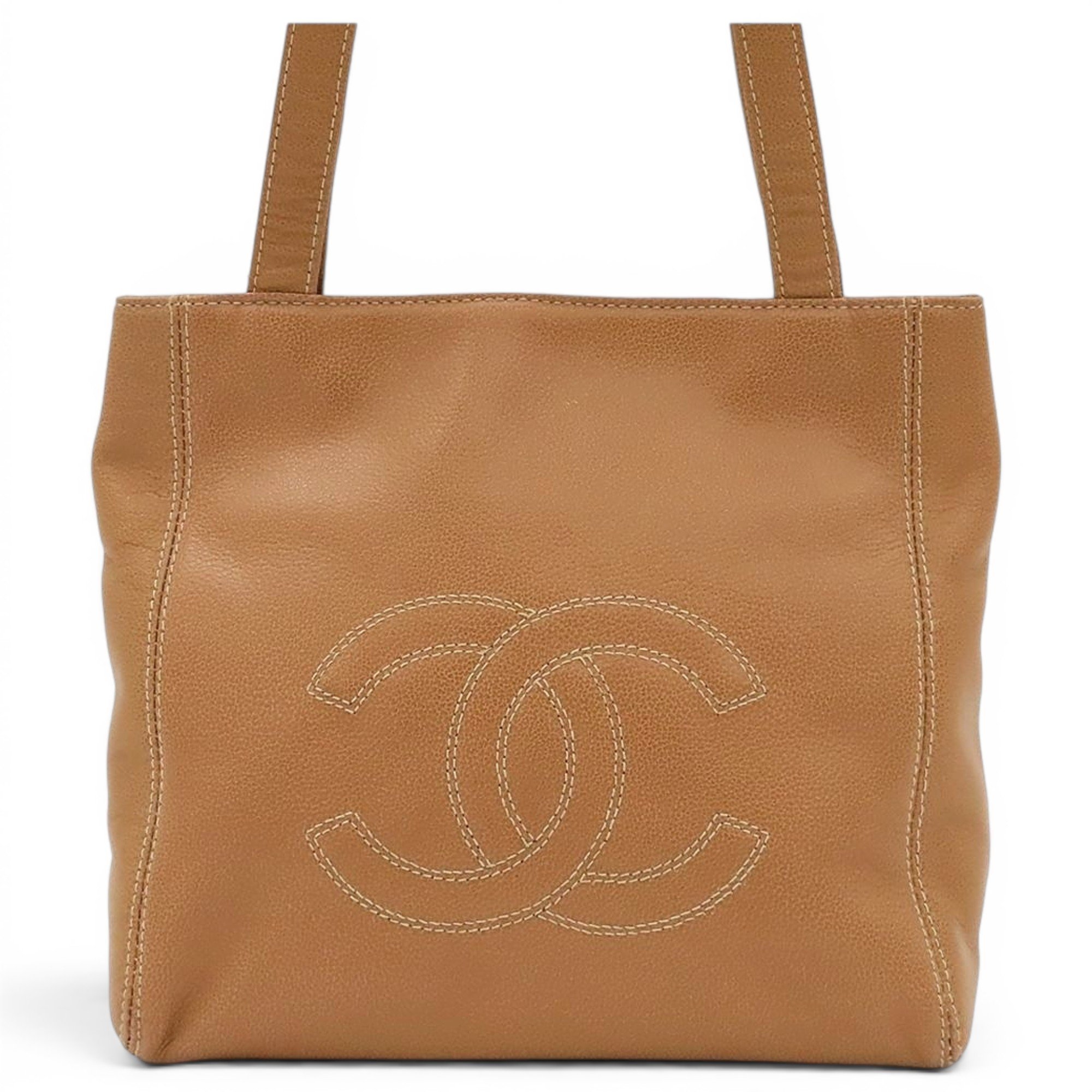 Leather tote
