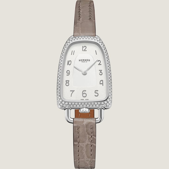 Sans Coloris Galop d'Hermès Watch, Medium Model, 32 MM