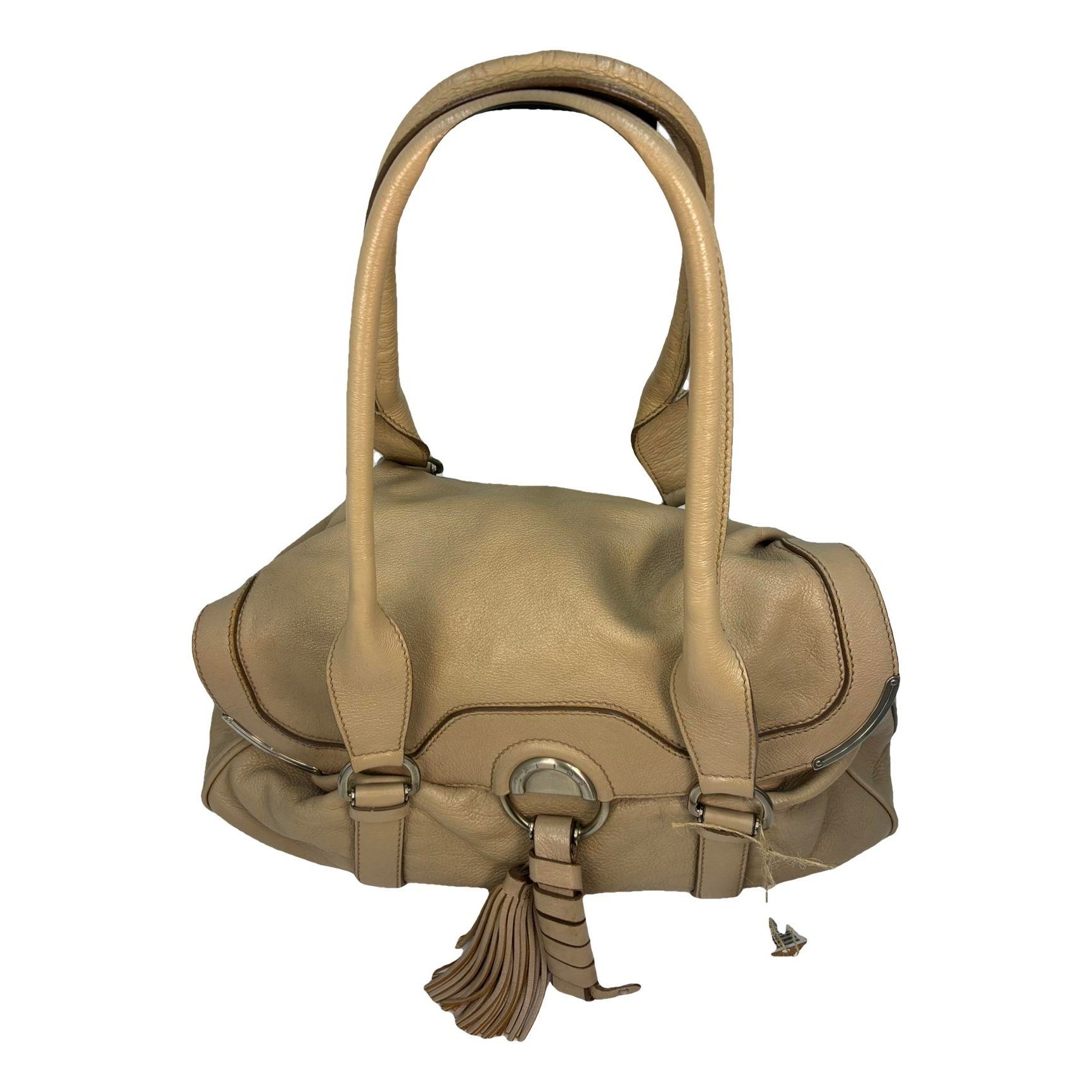 Leather clutch bag