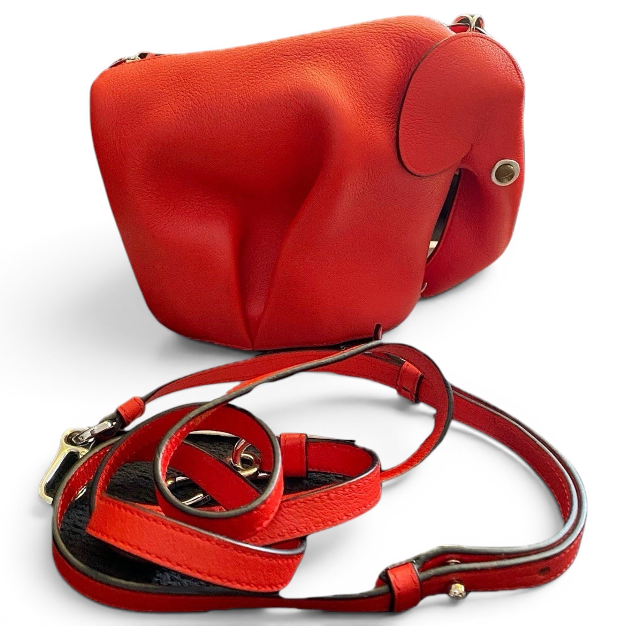 Animals leather handbag