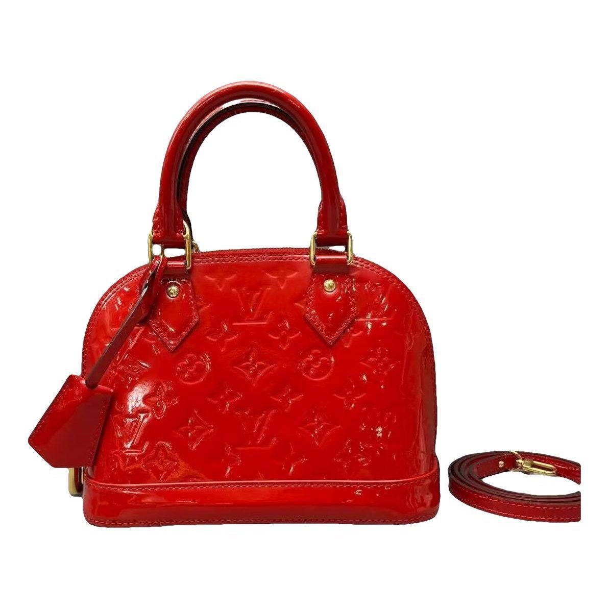 Alma BB patent leather handbag