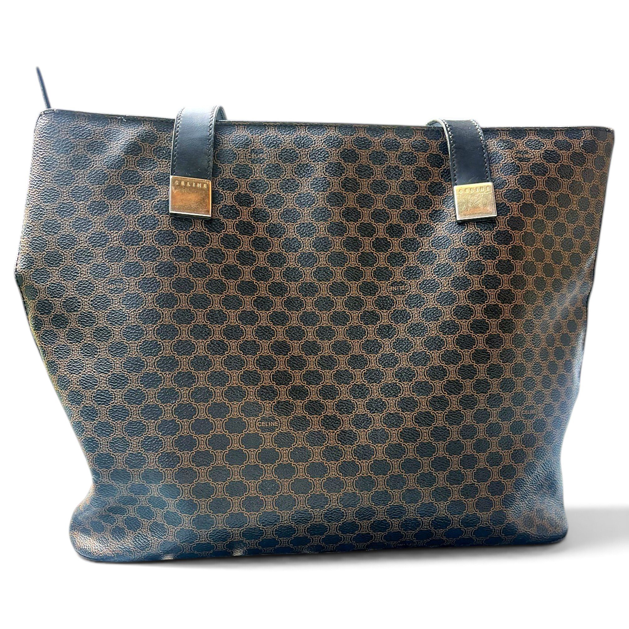 Leather tote