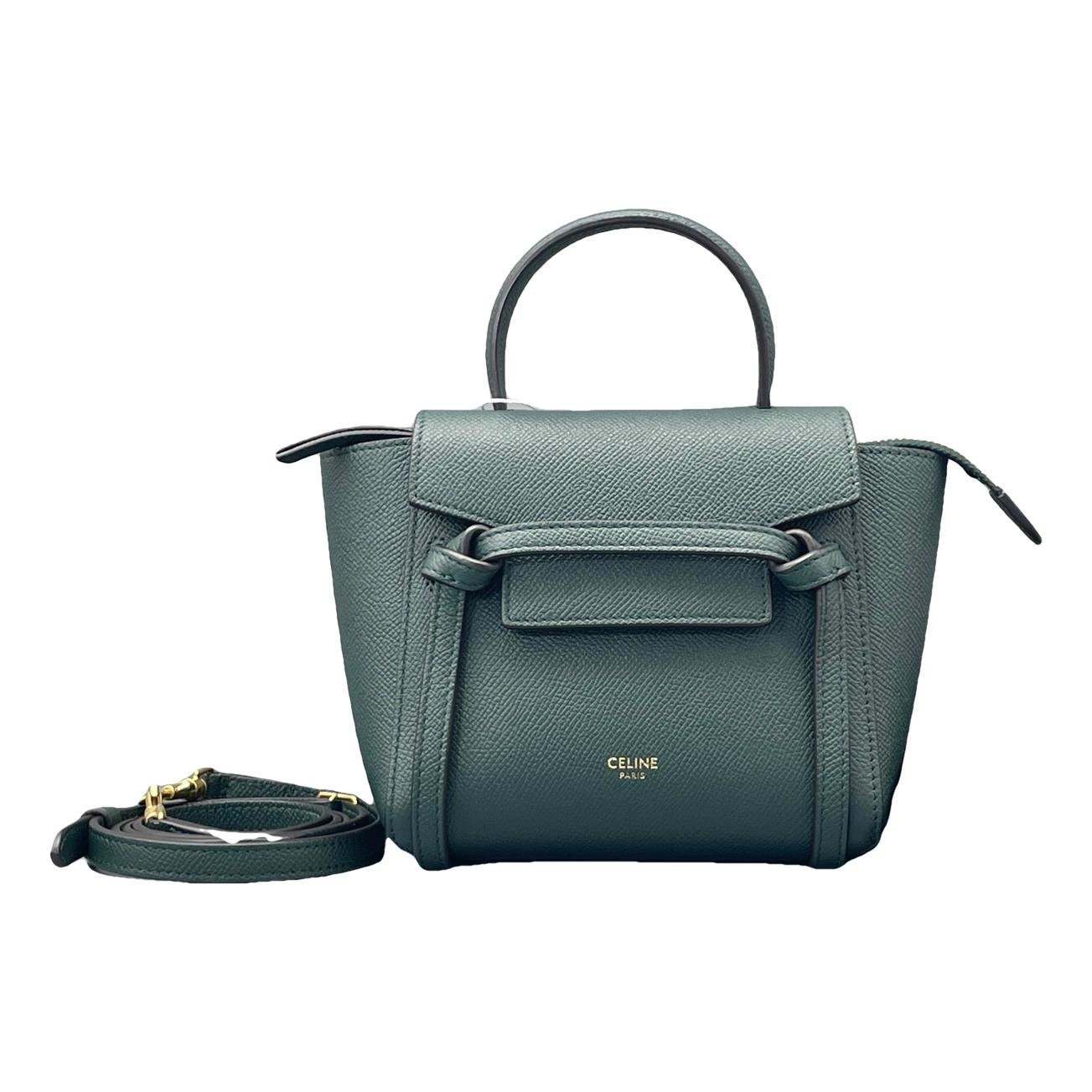 Belt leather handbag