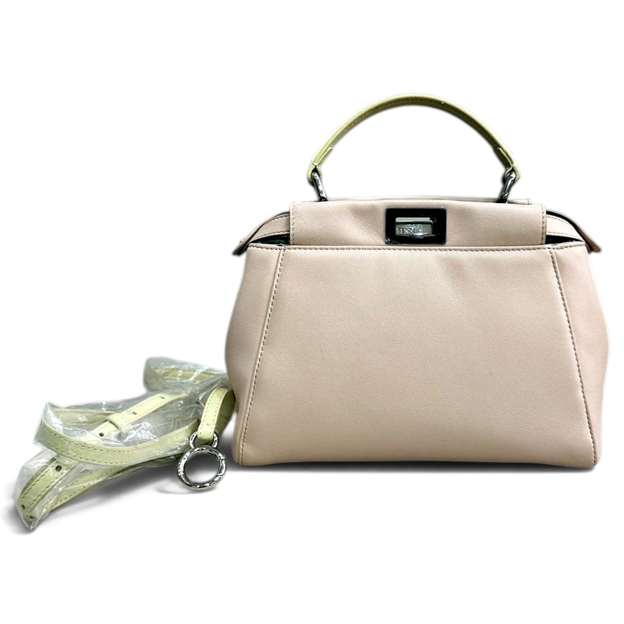 Peekaboo leather handbag