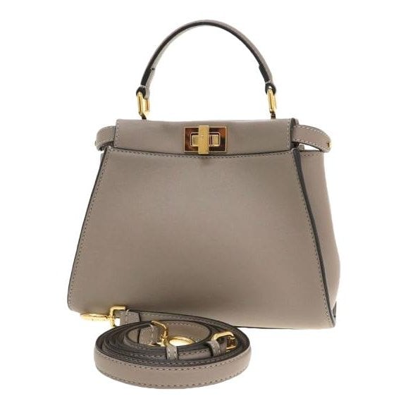 Peekaboo leather handbag