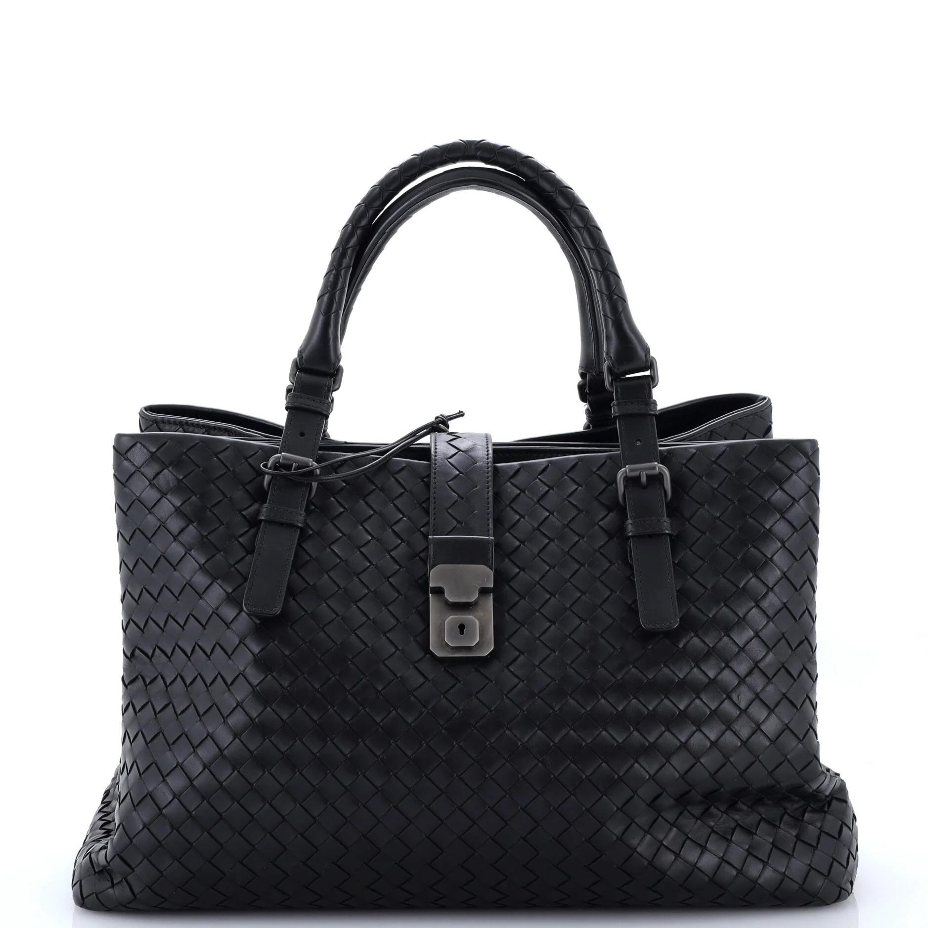 Leather tote