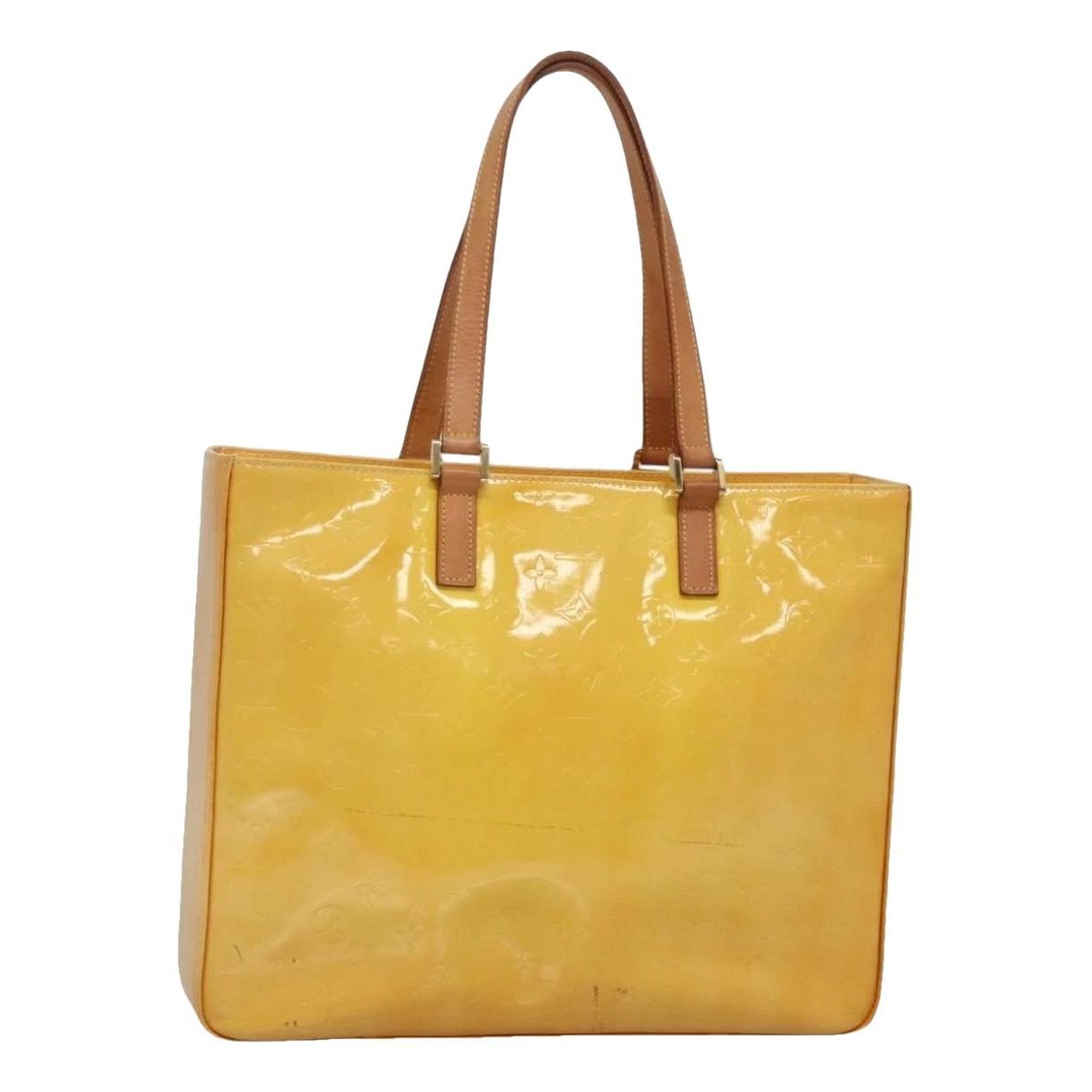 Patent leather tote