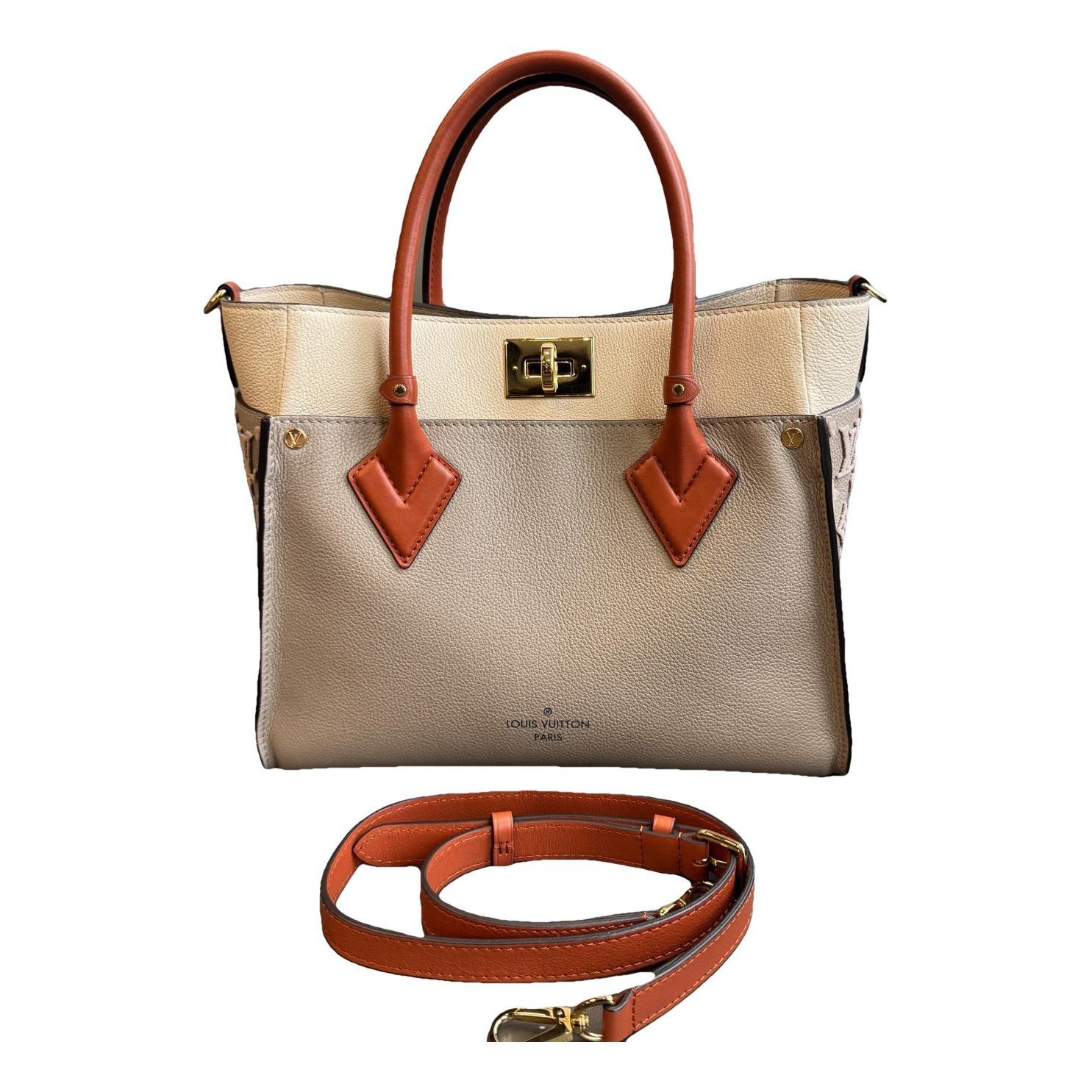On My Side leather handbag