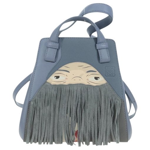 Hammock leather handbag