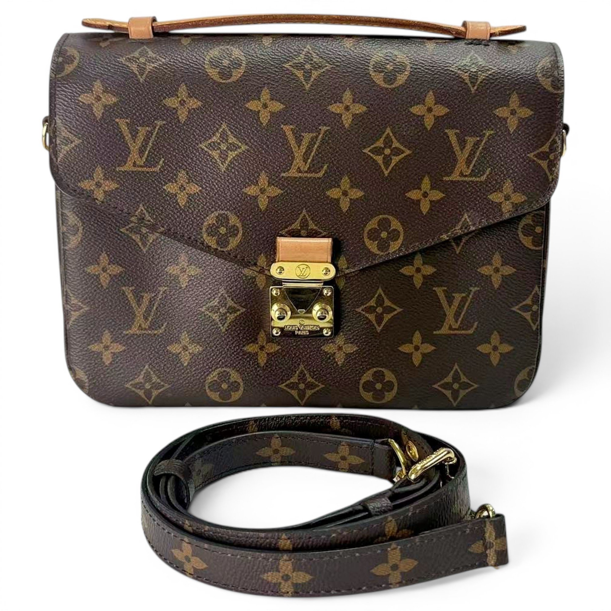 Metis leather crossbody bag