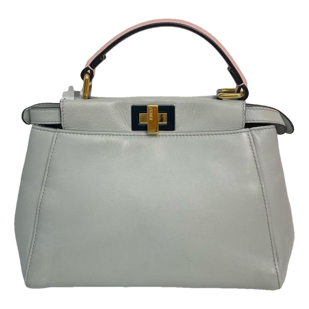 Peekaboo leather handbag