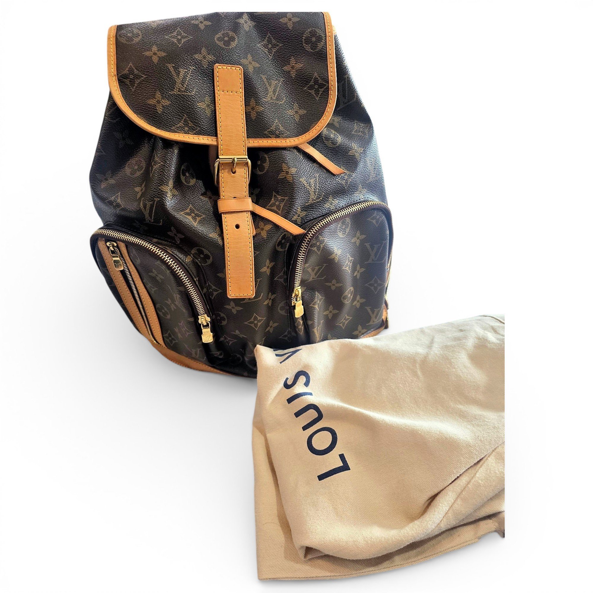 Montsouris leather backpack