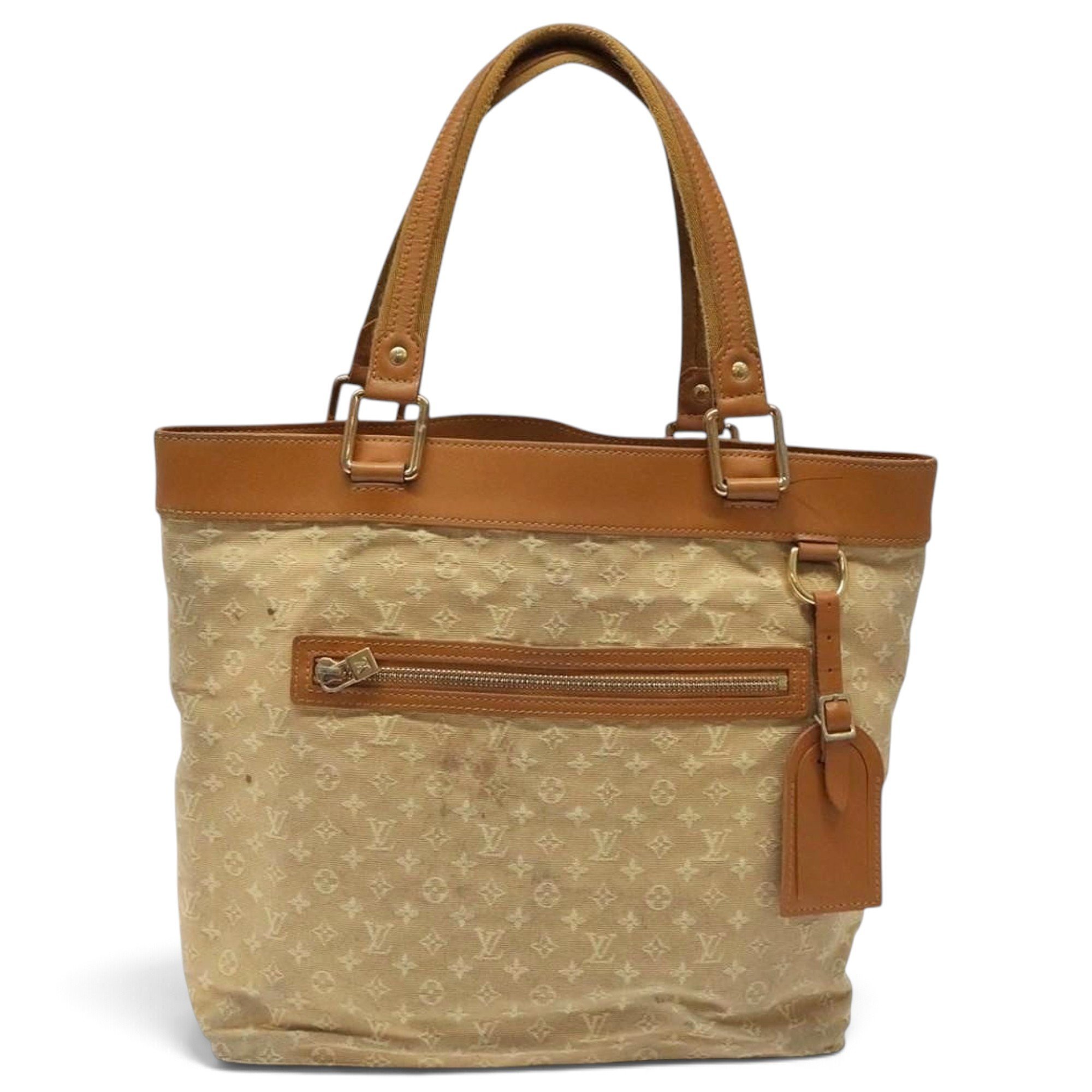 Leather tote