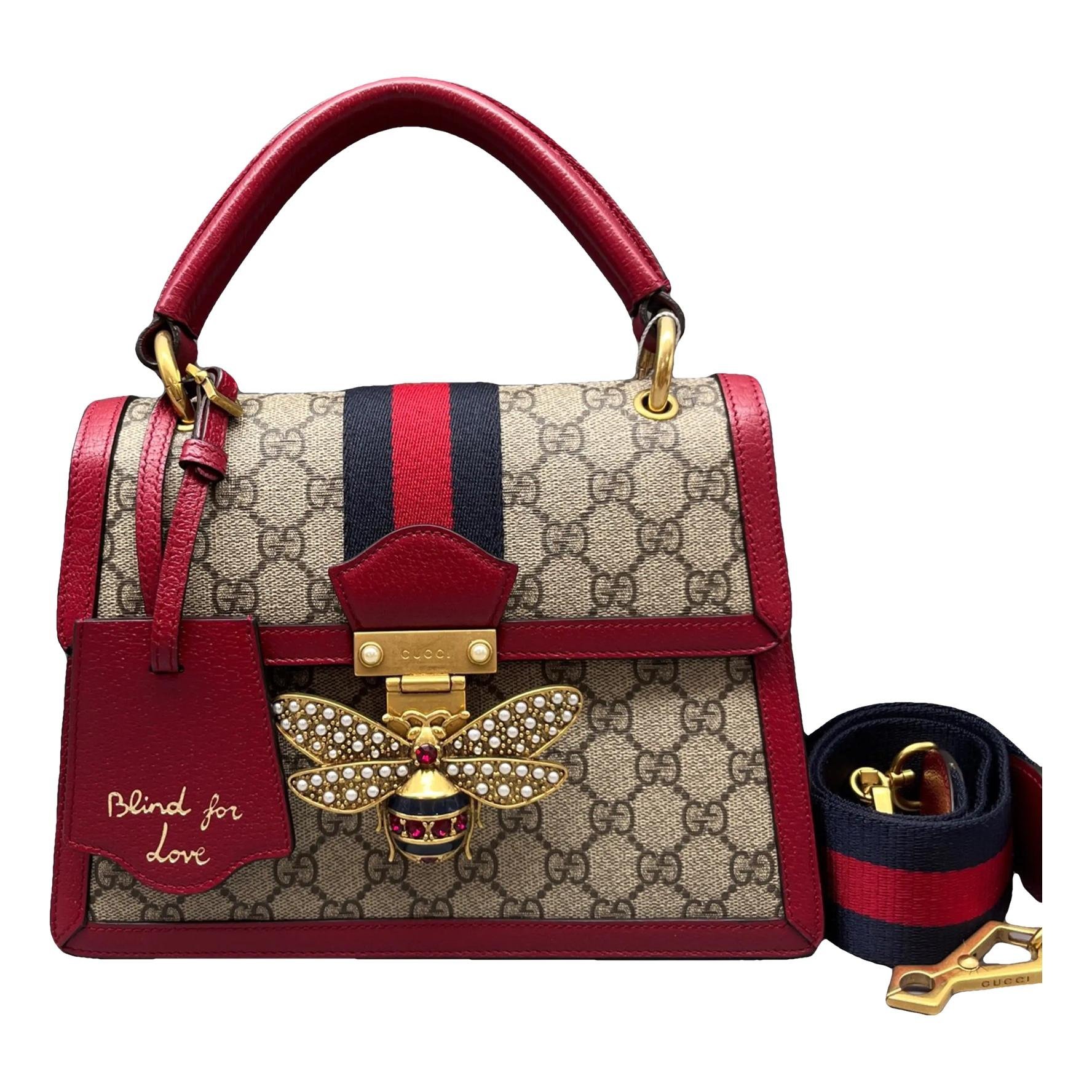 Queen Margaret vinyl handbag