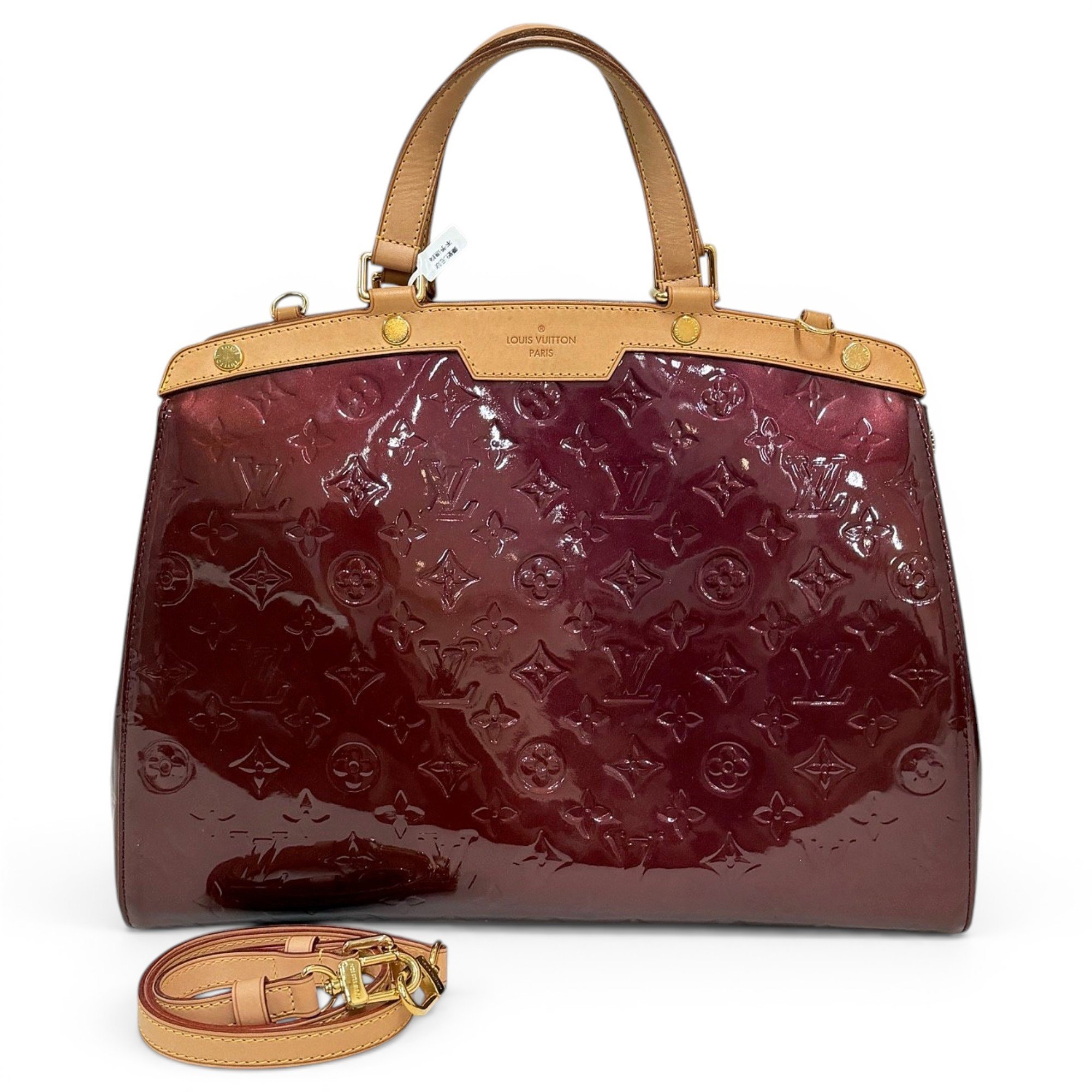 Bellevue patent leather tote