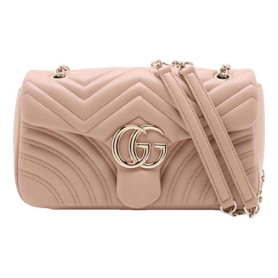 GG Marmont Flap leather handbag