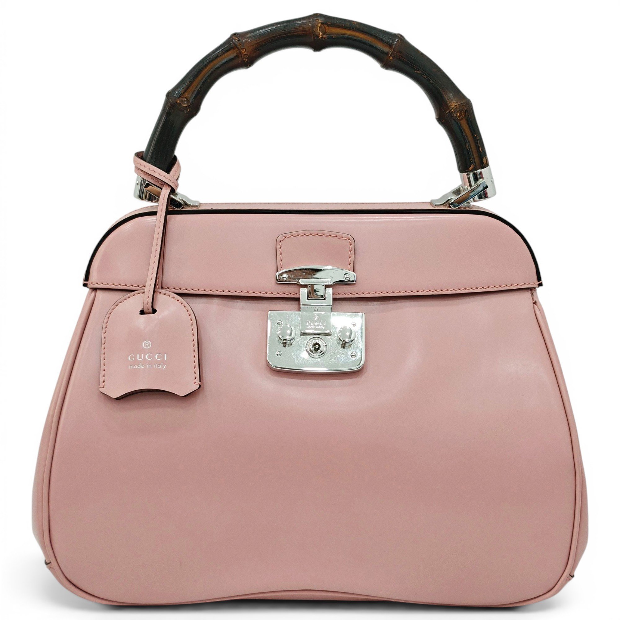 Lady Lock leather tote