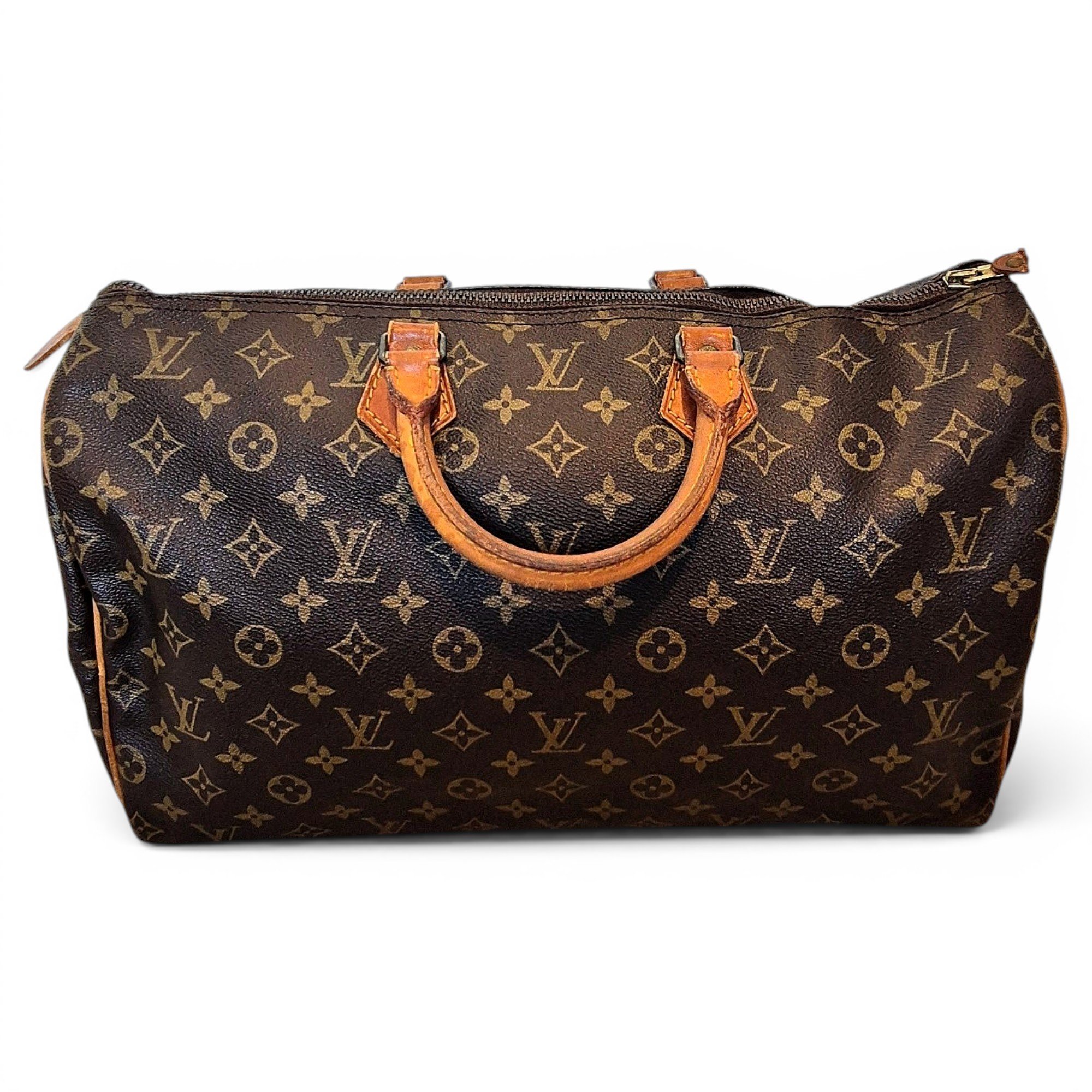 Speedy leather handbag