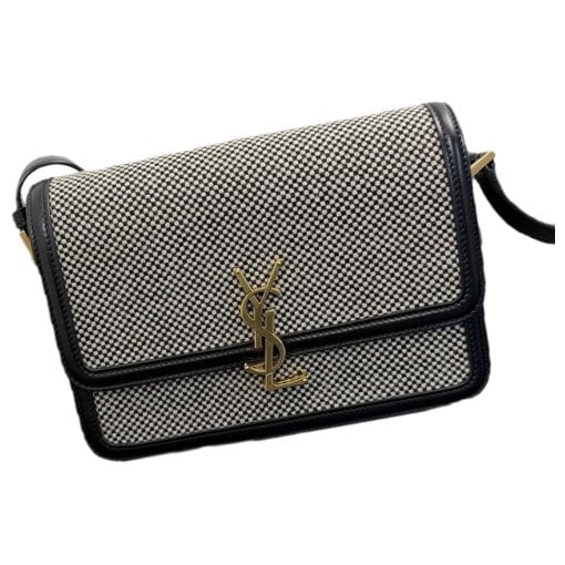 Solférino leather handbag