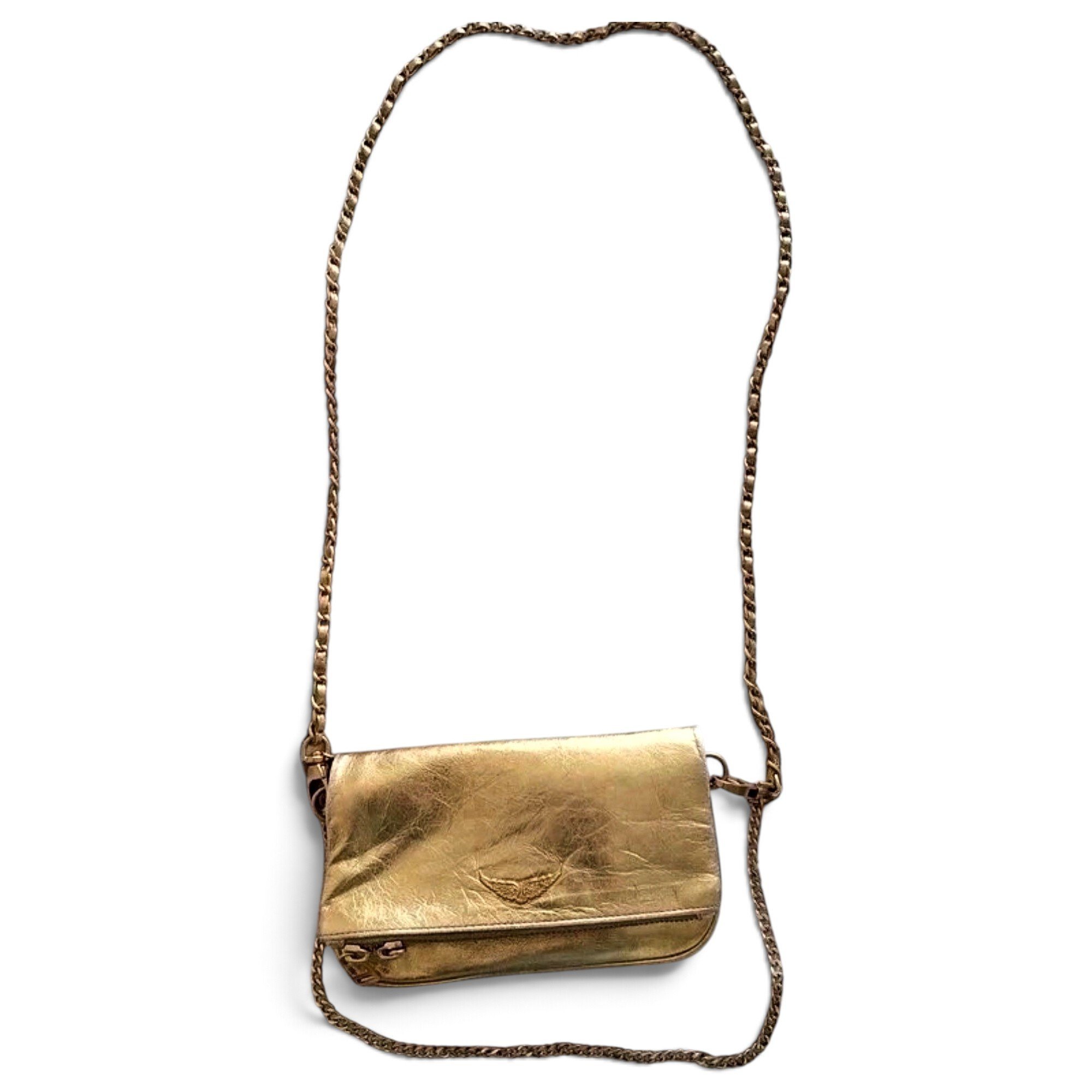 Rock leather crossbody bag
