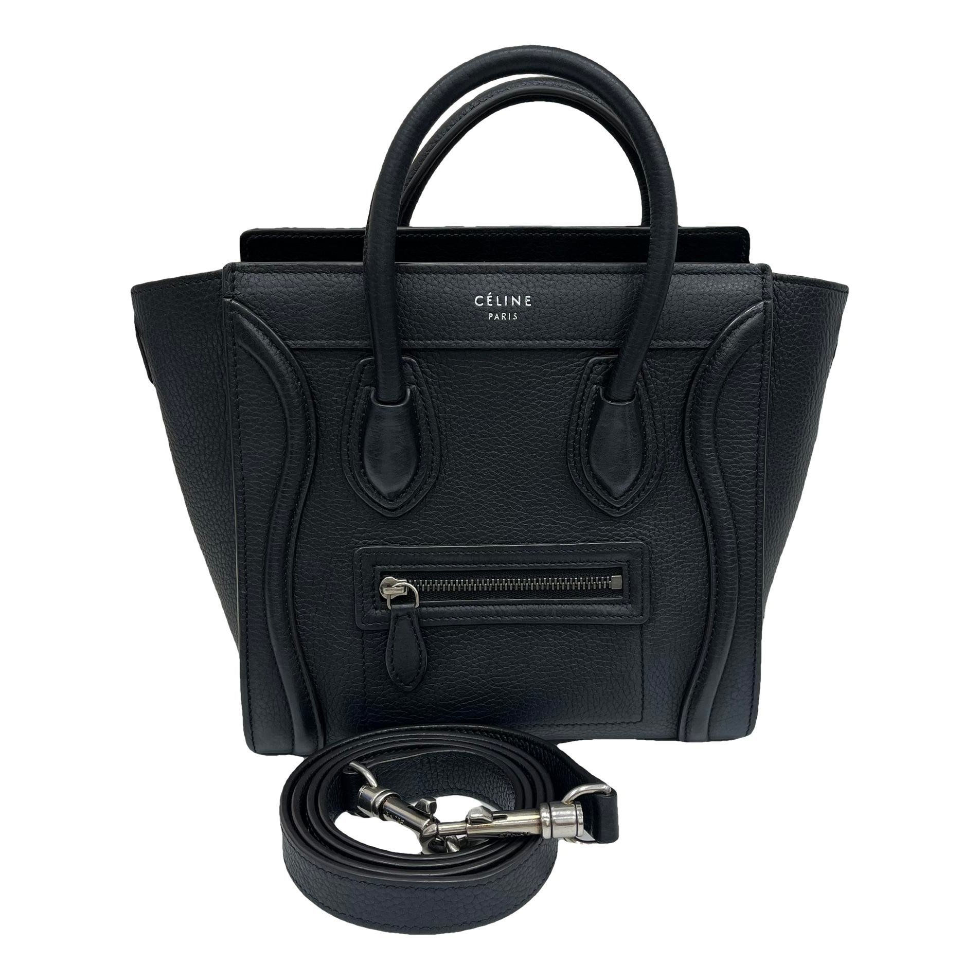 Nano Luggage leather handbag